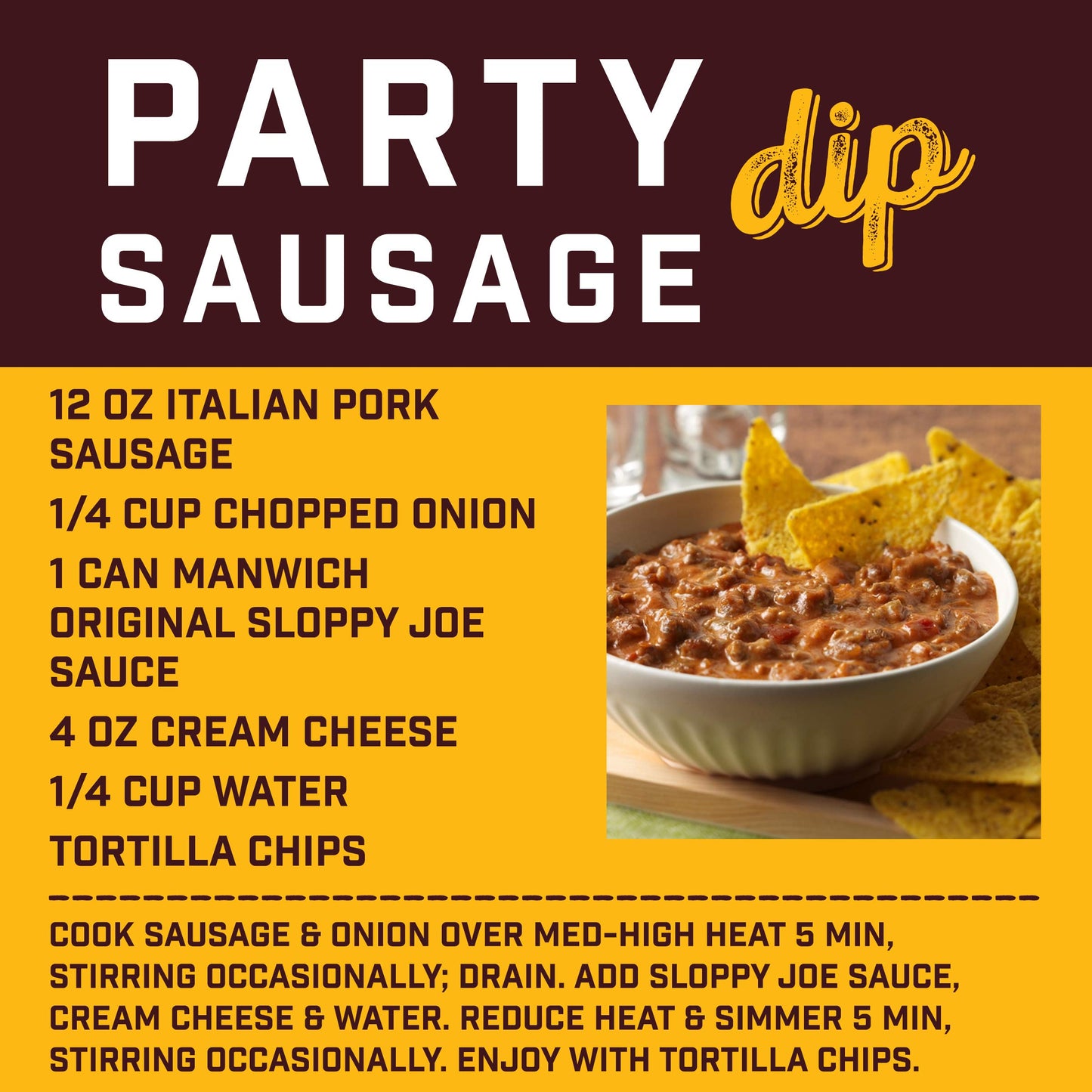 Manwich Original Sloppy Joe Sauce Canned Sauce 24 oz