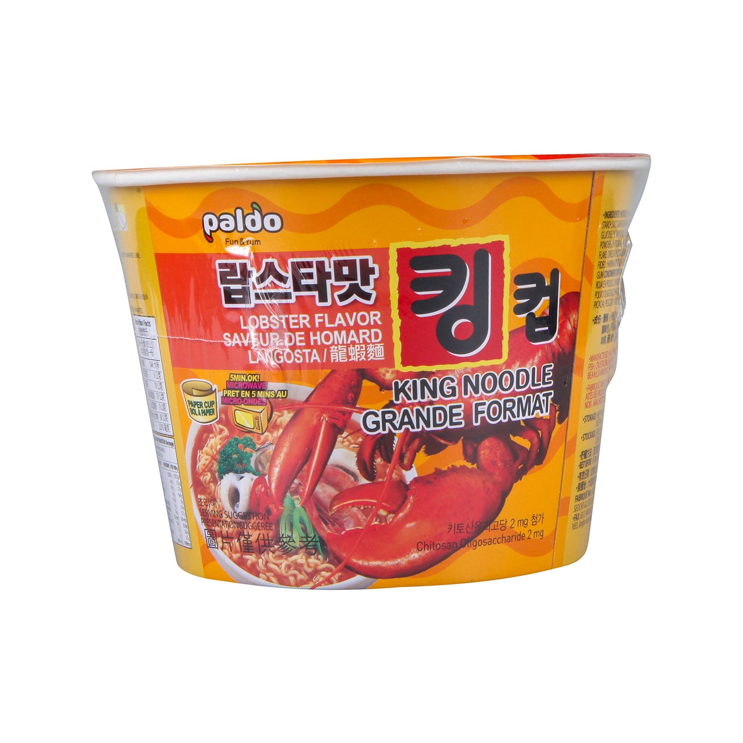 Paldo Lobster Flavor King Cup Noodle 39 oz