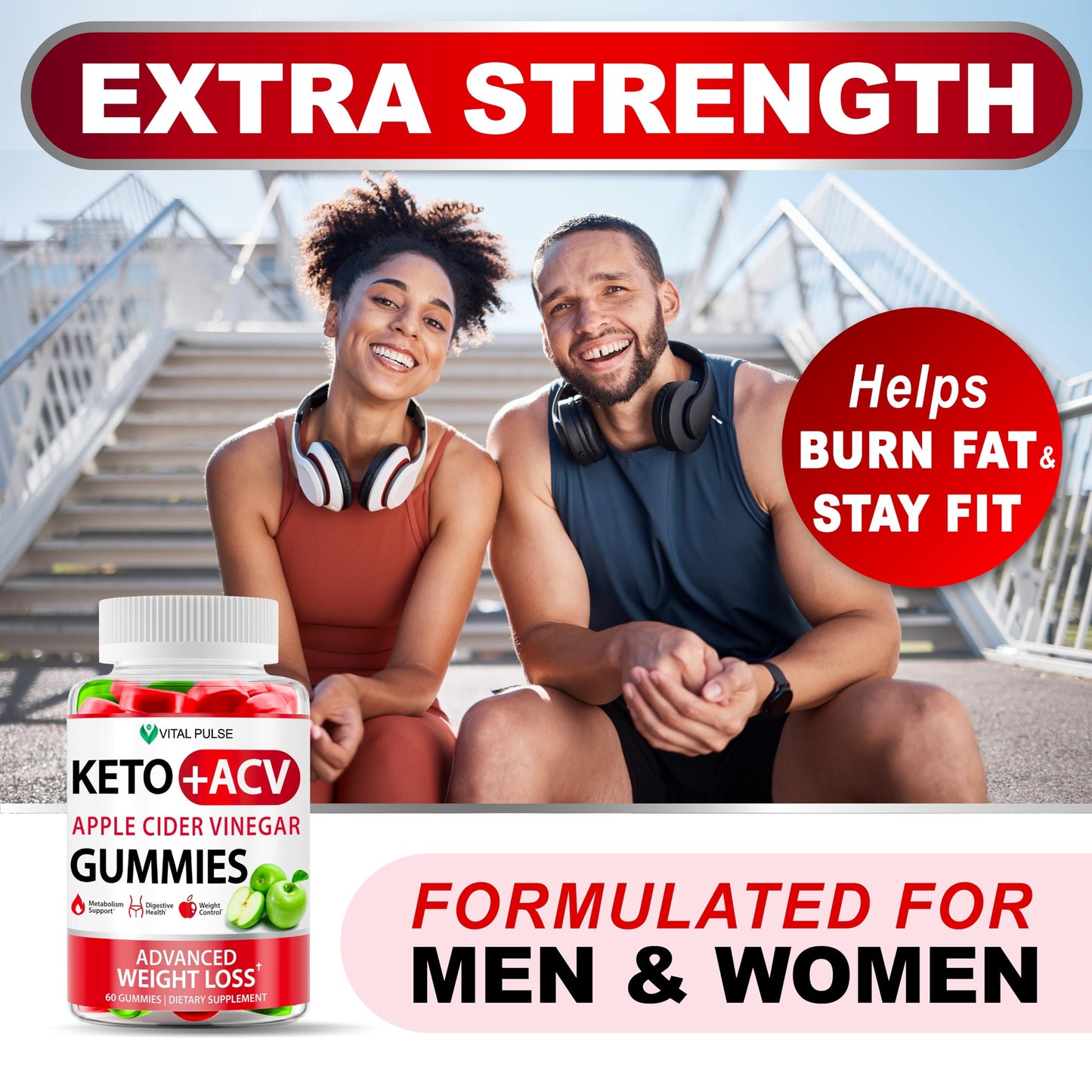 Keto ACV Gummies Advanced Weight Loss - ACV Keto Gummies for Weight Loss Gummy Supplement for Women and Men - Detox - Apple Cider Vinegar - Apple Flavor