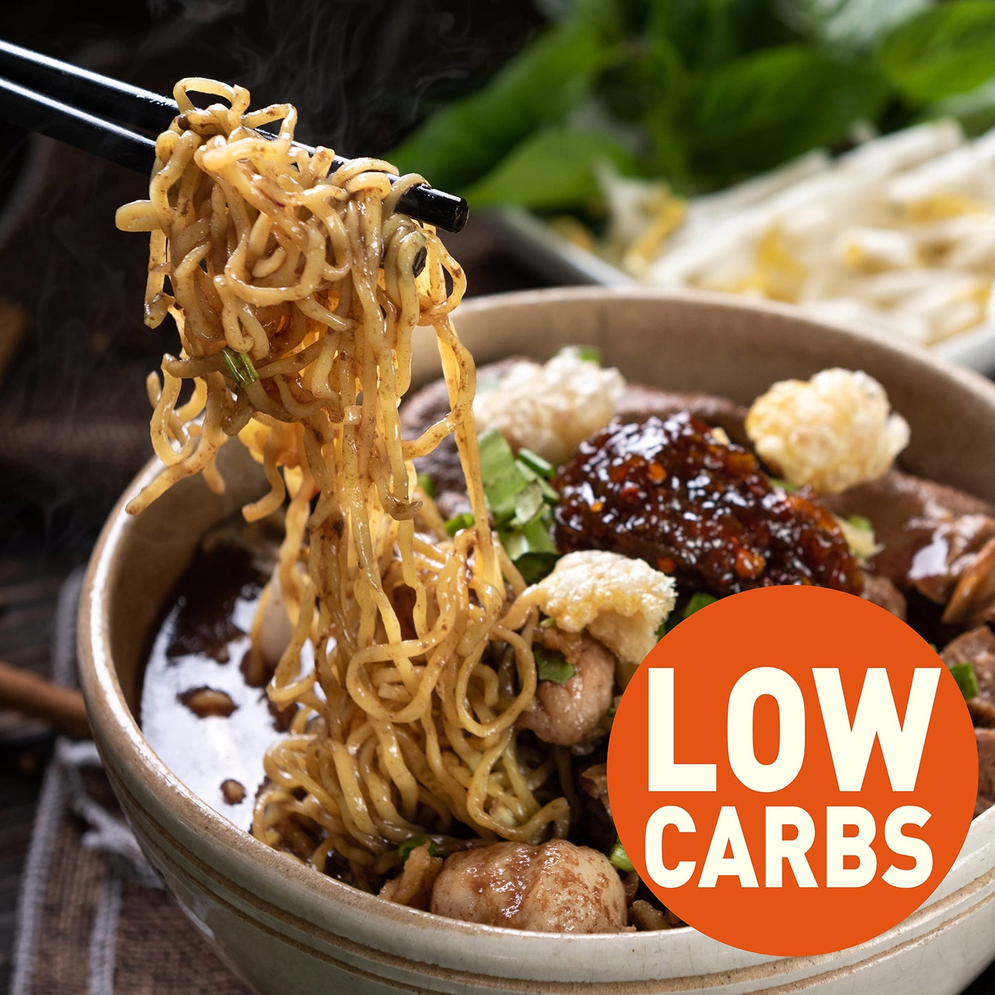 Keto Noodles High Protein Ramen made from almond low carb noodles 6 Packs Keto ramen noodles perfect Keto foods Low carb noodles high protein noodles easy instant meals