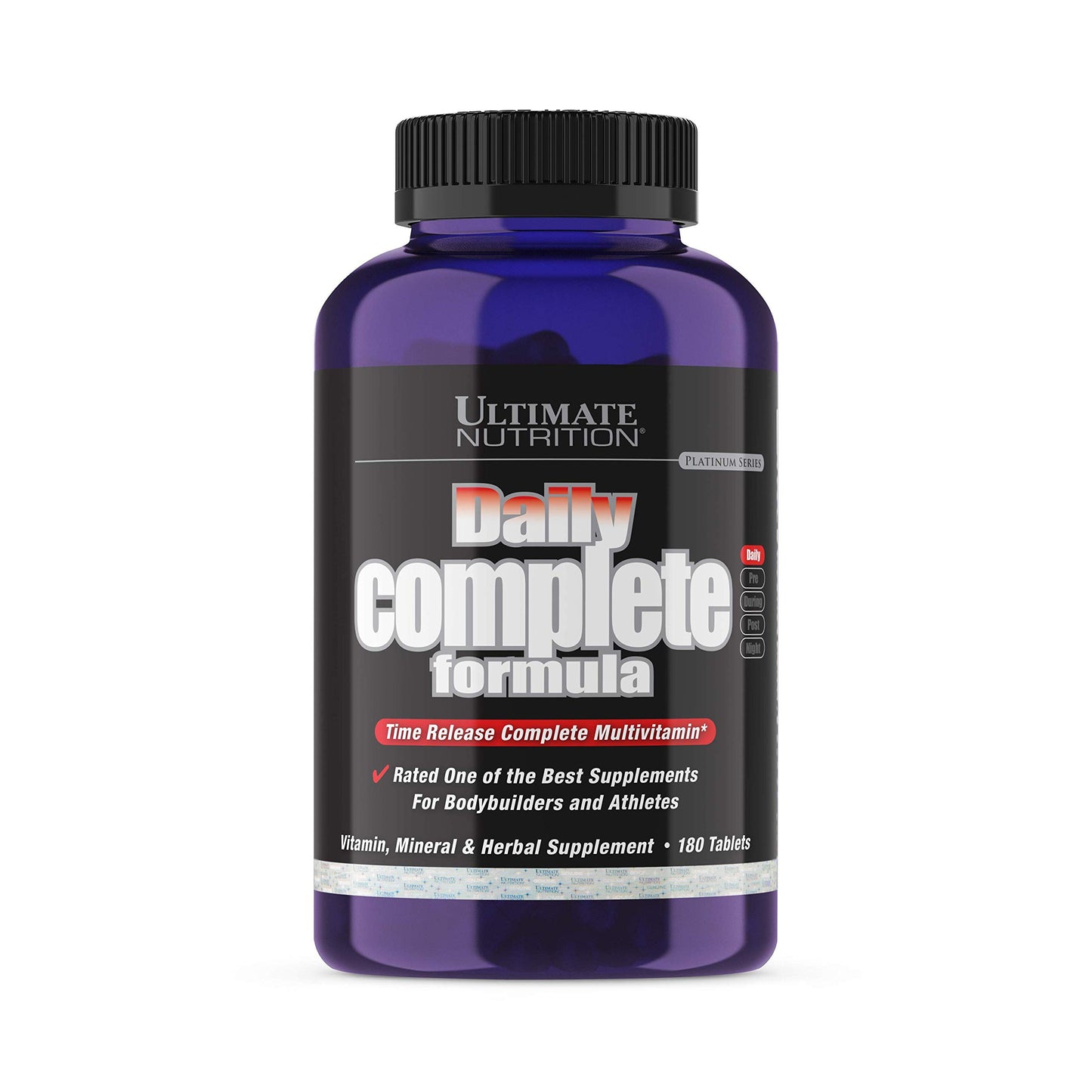 Ultimate Nutrition Daily Complete Time Release Multivitamin, Antioxidant, Mineral and Amino Acid Supplement, 180 Tablets
