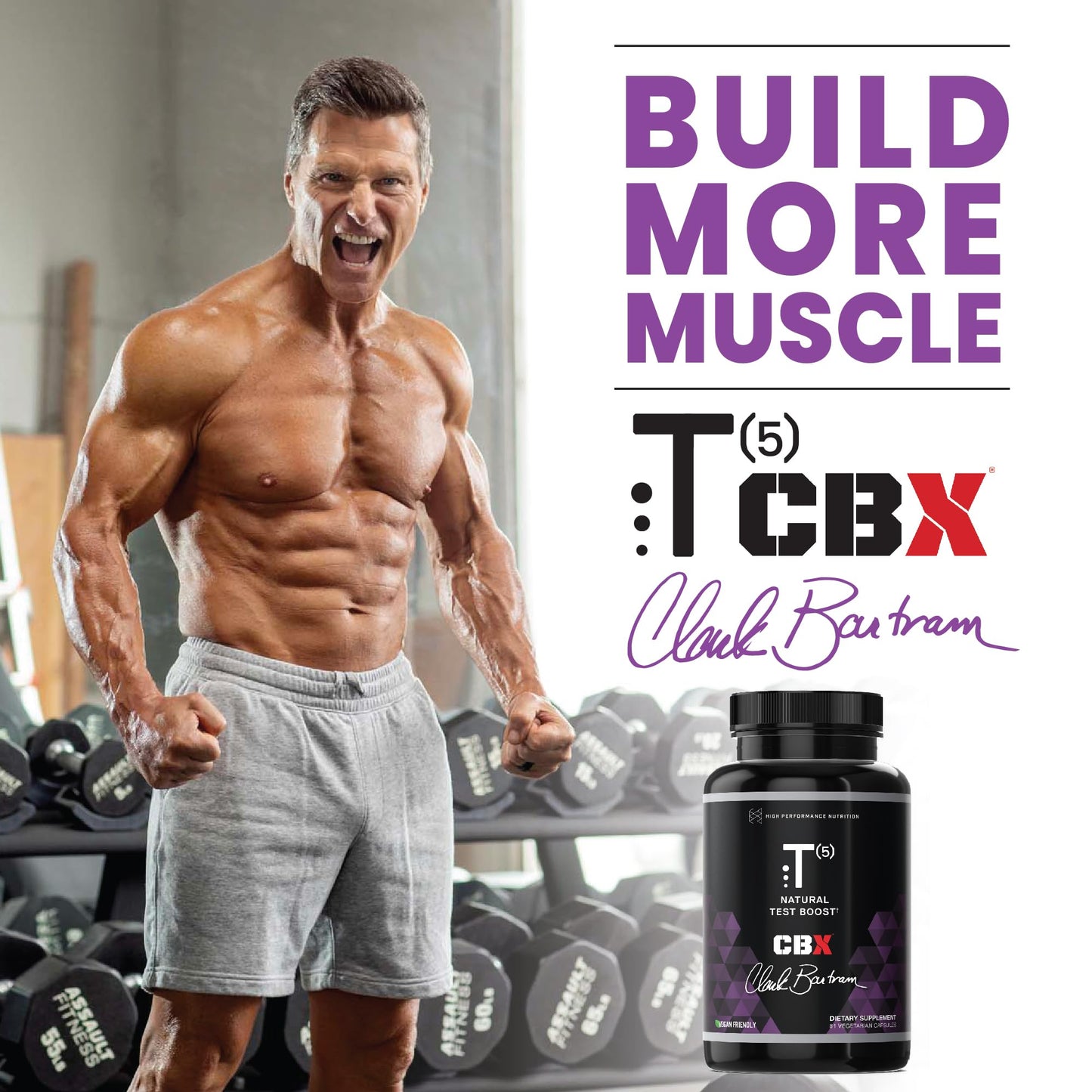 HPN T(5) Testosterone Optimization Booster | Natural Testosterone Supplement with Testofen | Increase Endurance & Energy | Improve Ability to Build Muscle with LJ100 | Vegan Friendly | 81 Capsules