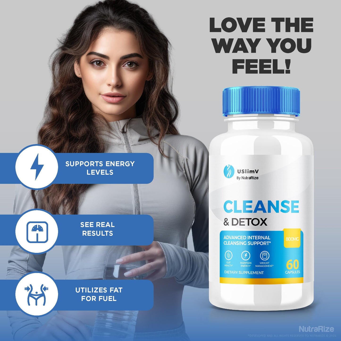 (2 Pack) USlimV Capsules, USlimV Weight Loss Pills - for Advanced Internal Cleansing Support, USlimV All Natural Supplement, Keto + Vitamins Formula, USlim V Keto ACV Pastillas Reviews (120 Capsules)