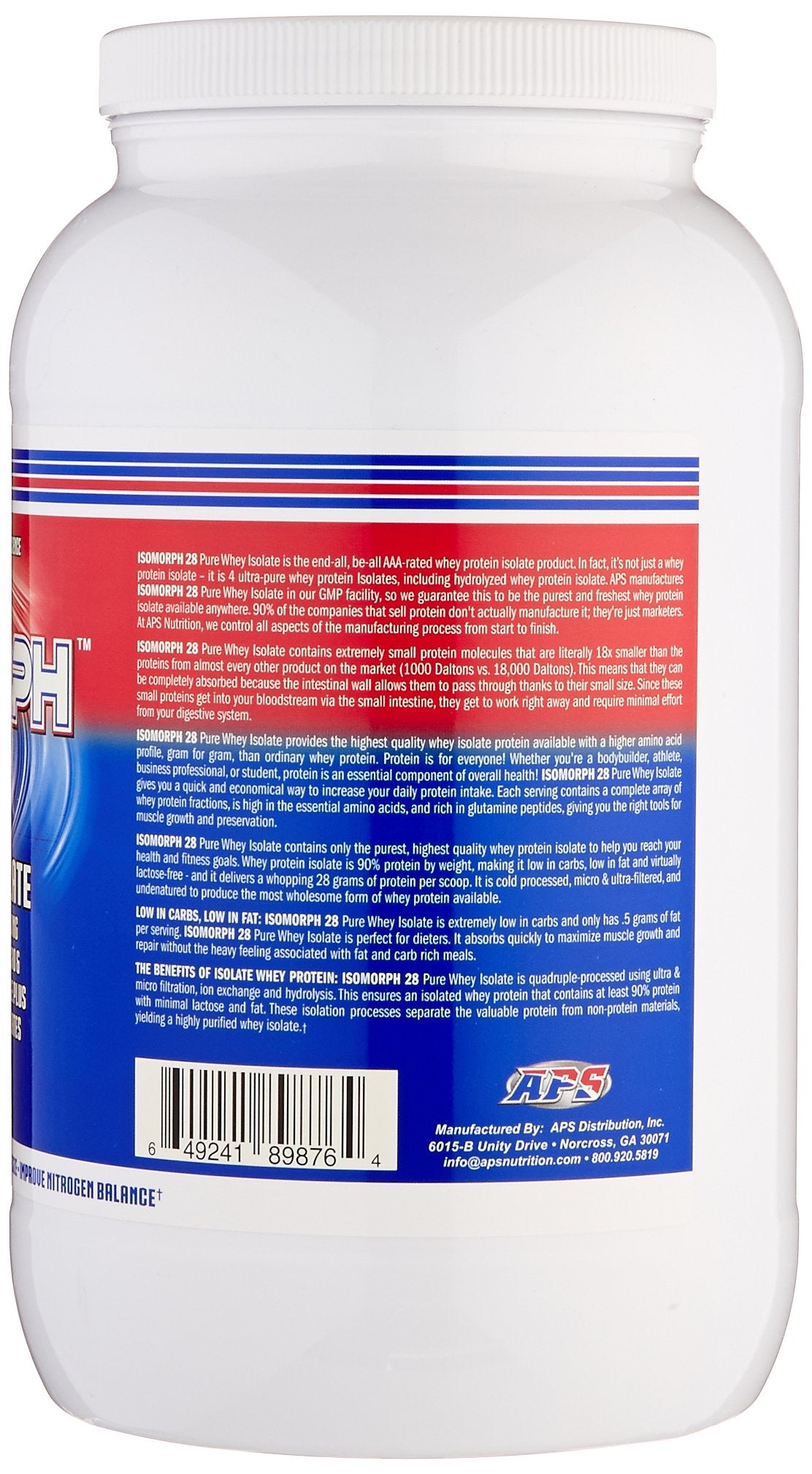 APS Nutrition Isomorph 28 Milkshake, Chocolate, 2 Pound