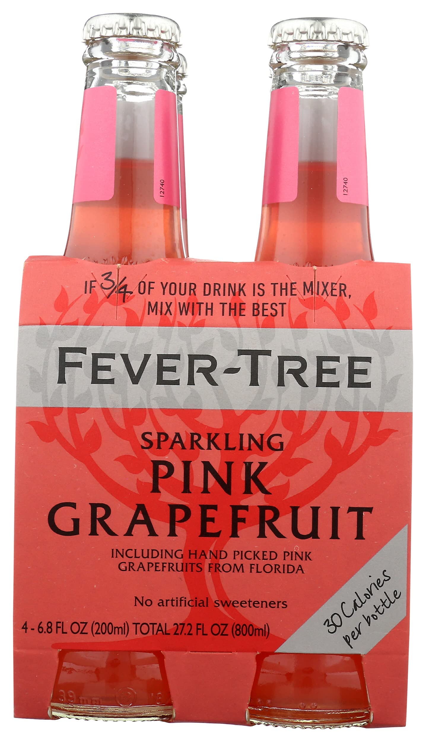 FEVERTREE Sparkling Pink Grapefruit Mixer 68 Fl Oz Pack of 4