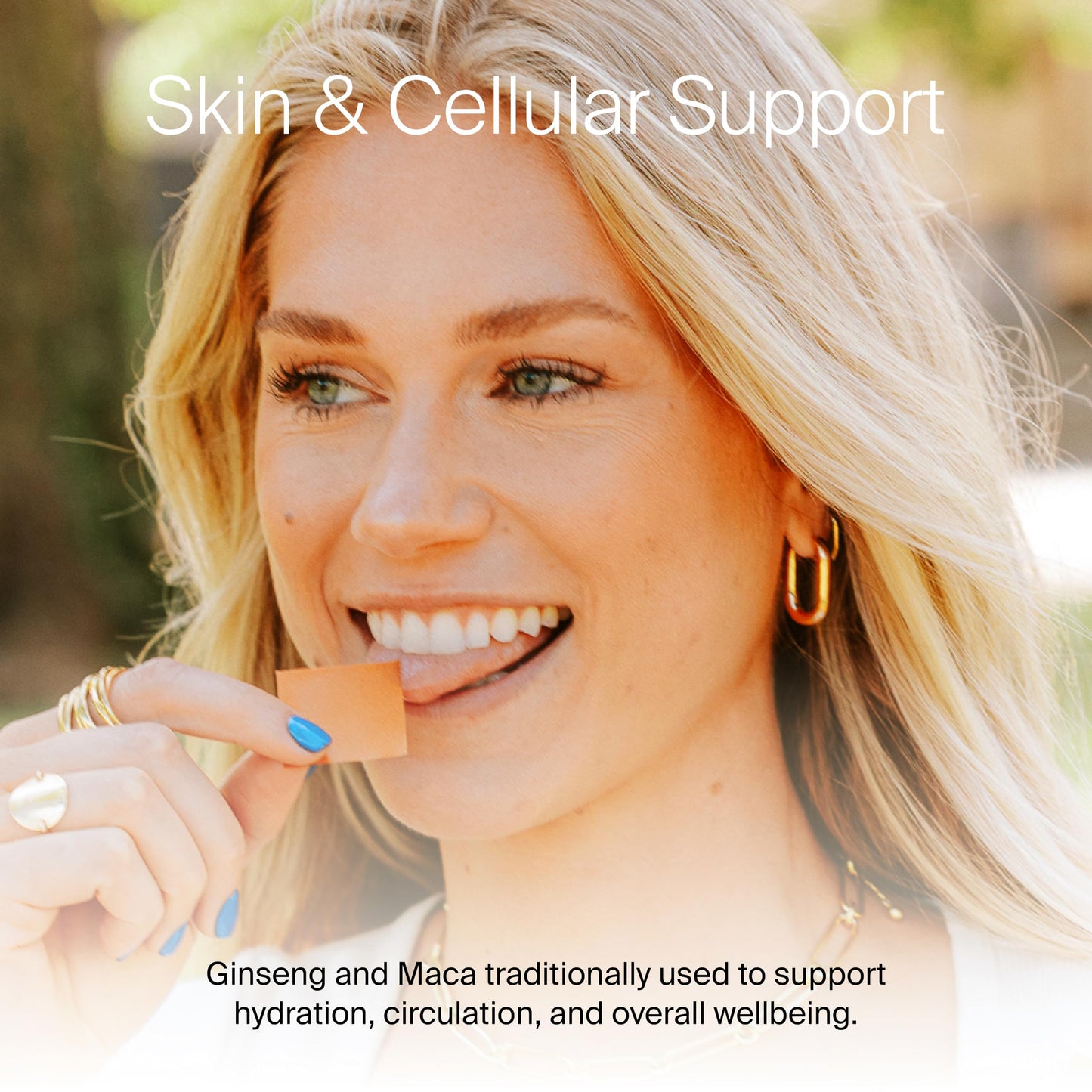 BIOSTRIPS® Clean Energy - Energy Supplements - 6-in-1 Oral Supplement Strips - Brain Supplement for Memory & Focus - Holy Basil, Maca Root, Ginseng, Beet Root, L-Theanine, Green Coffee - 30 ct