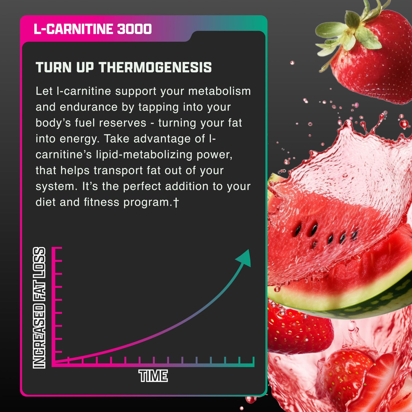 Nutrex Research Liquid Carnitine 3000 | Premium Liquid Carnitine, Stimulant Free (Strawberry Watermelon)