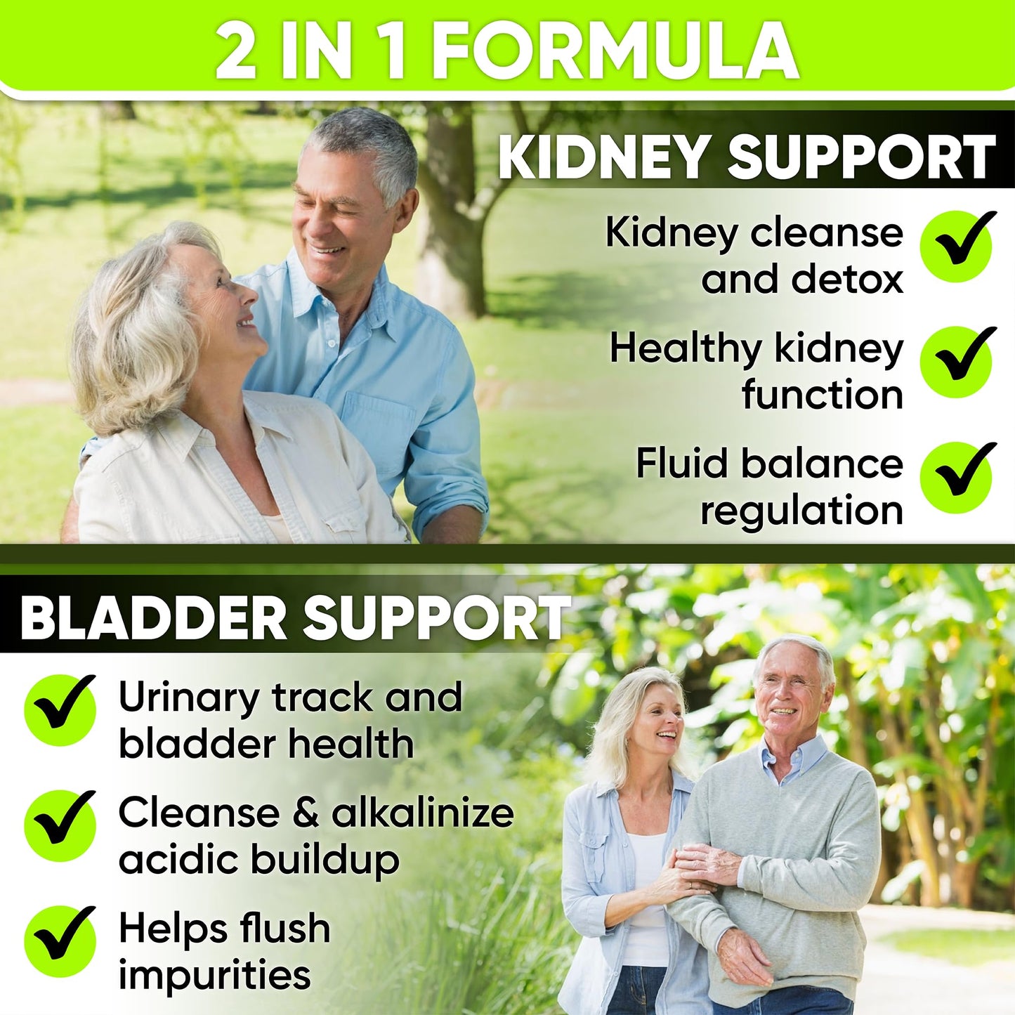 NutraPro Kidney Cleanse Detox & Repair and Bladder Support- Kidney Support Supplement for Kidney Restore with Chanca Piedra,Cranberry, Juniper Berries for Detox and Bladder Health.60 Day Supply.