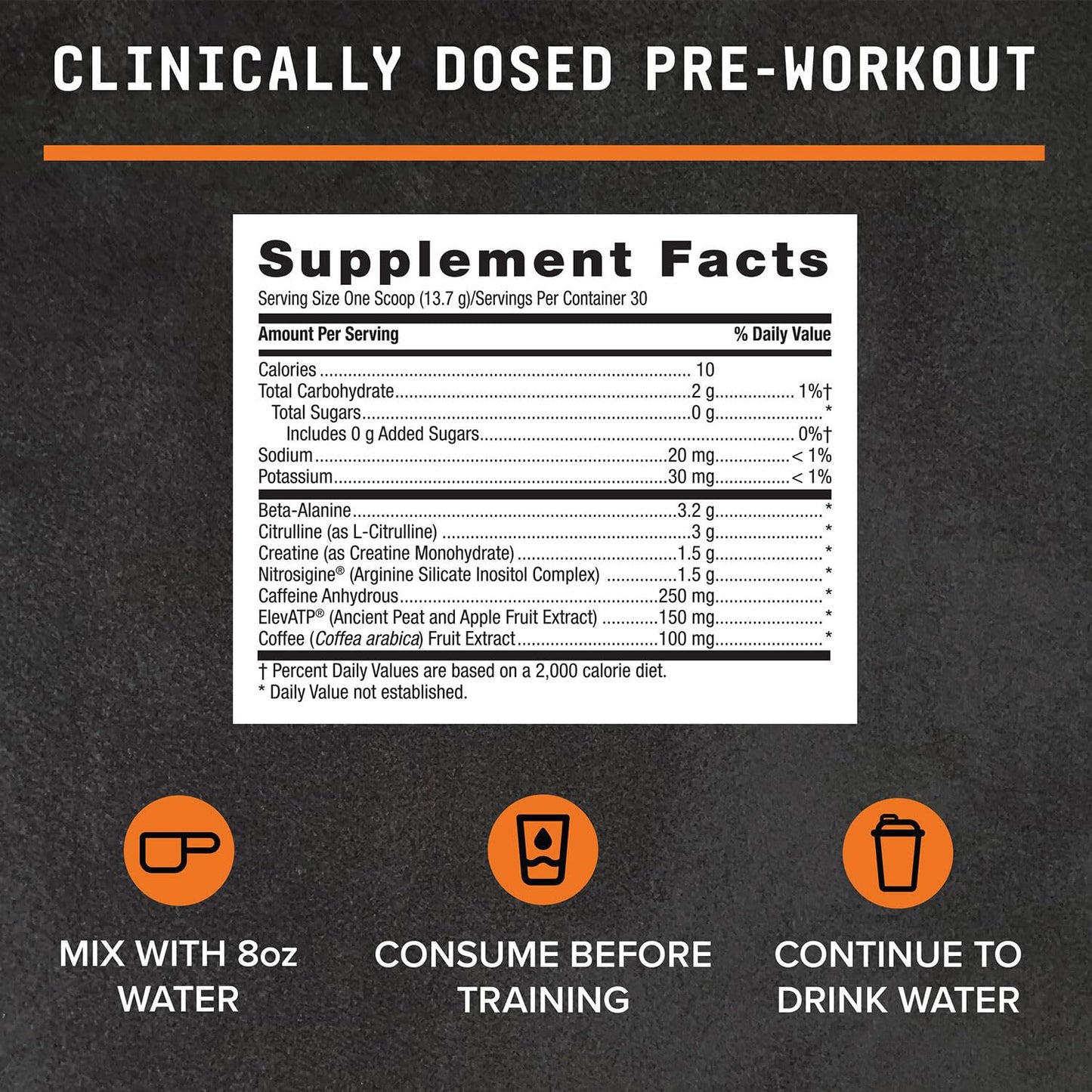 BEYOND RAW LIT PreWorkout Powder Supplement for Men and Women, Energy, Focus, Endurance, Pumps, Nitric Oxide Boost, 250mg Caffeine, Creatine, Beta Alanine, Orange Mango, 30 Servings