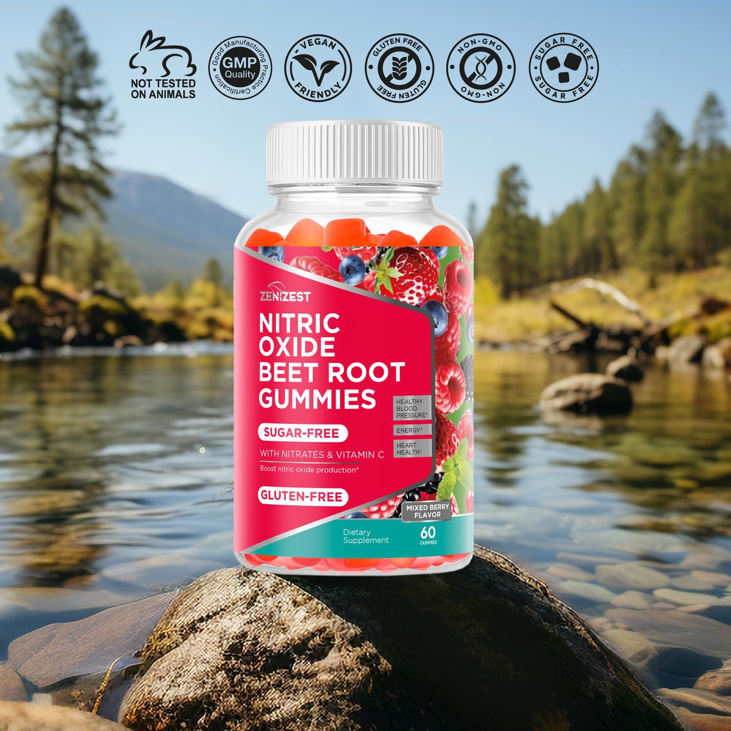 Beets Root Soft Chews Supplements - Support for Heart Health and Healthy Circulation Flow Naturally - Advanced Nitric Oxide Natural Beet Powder Vitamins Chewable Sugar Free Gummies for Men Women