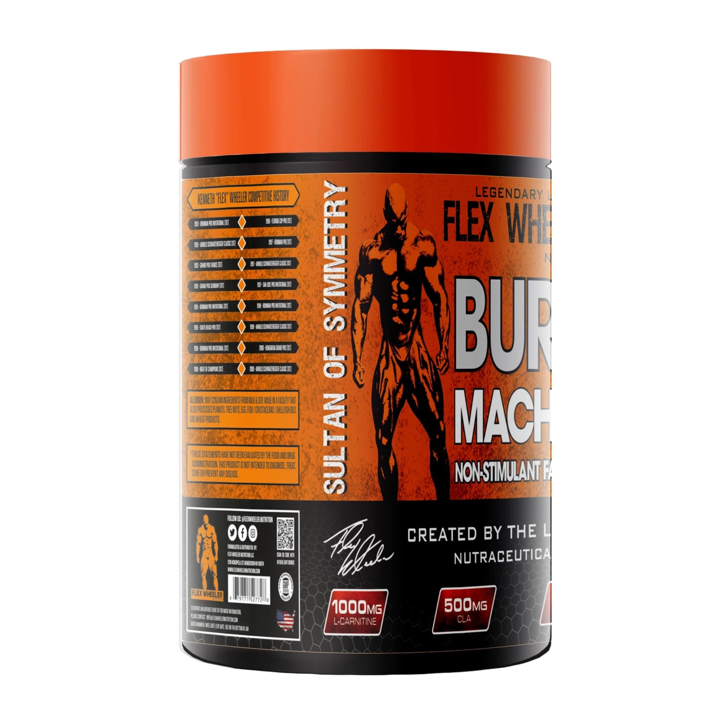 FLEX WHEELER NUTRITION Burn Machine | 60 Tablets