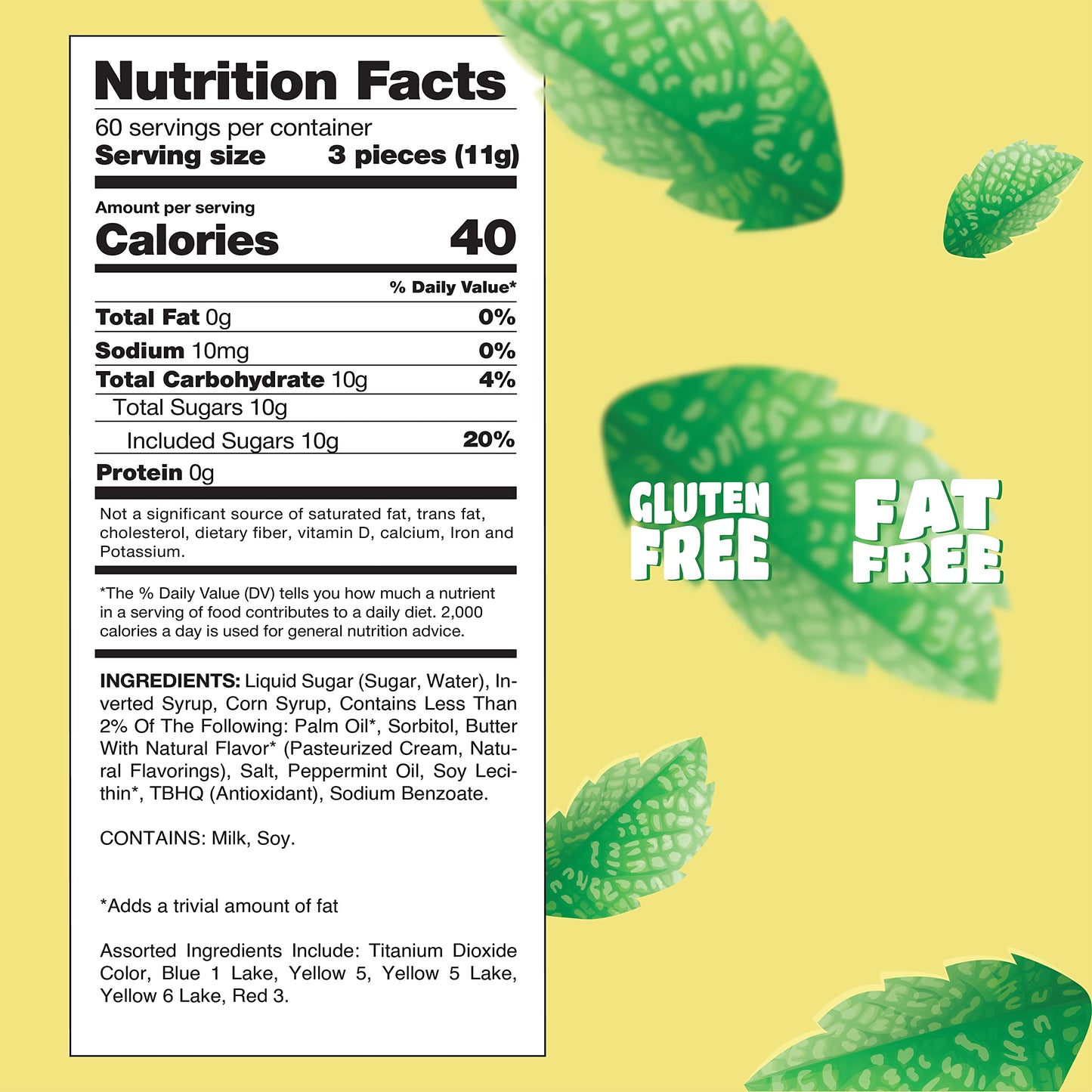 Buttermints Candy in Pastel Colors Bulk Pack 24 Ounces