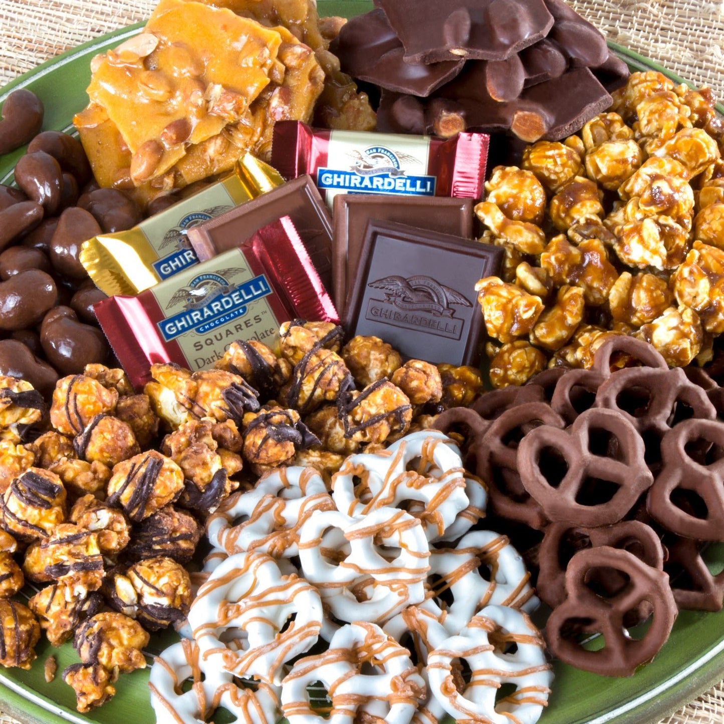 A Gift Inside Chocolate Caramel and Crunch Grand Gift Basket