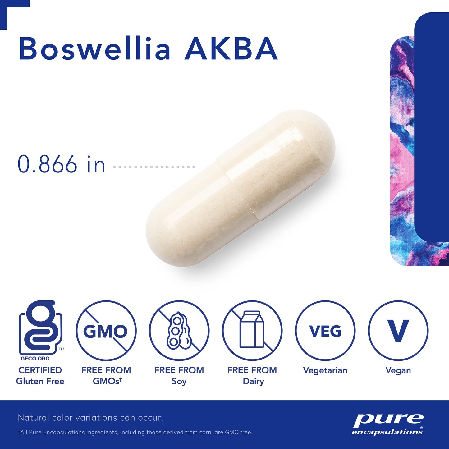Pure Encapsulations Boswellia AKBA - Supports Joint Health, Colon, Immune System, Gastrointestinal Tract & Cell Health* - with 5-LOXIN Boswellia Extract - Vegan & Non-GMO - 60 Capsules