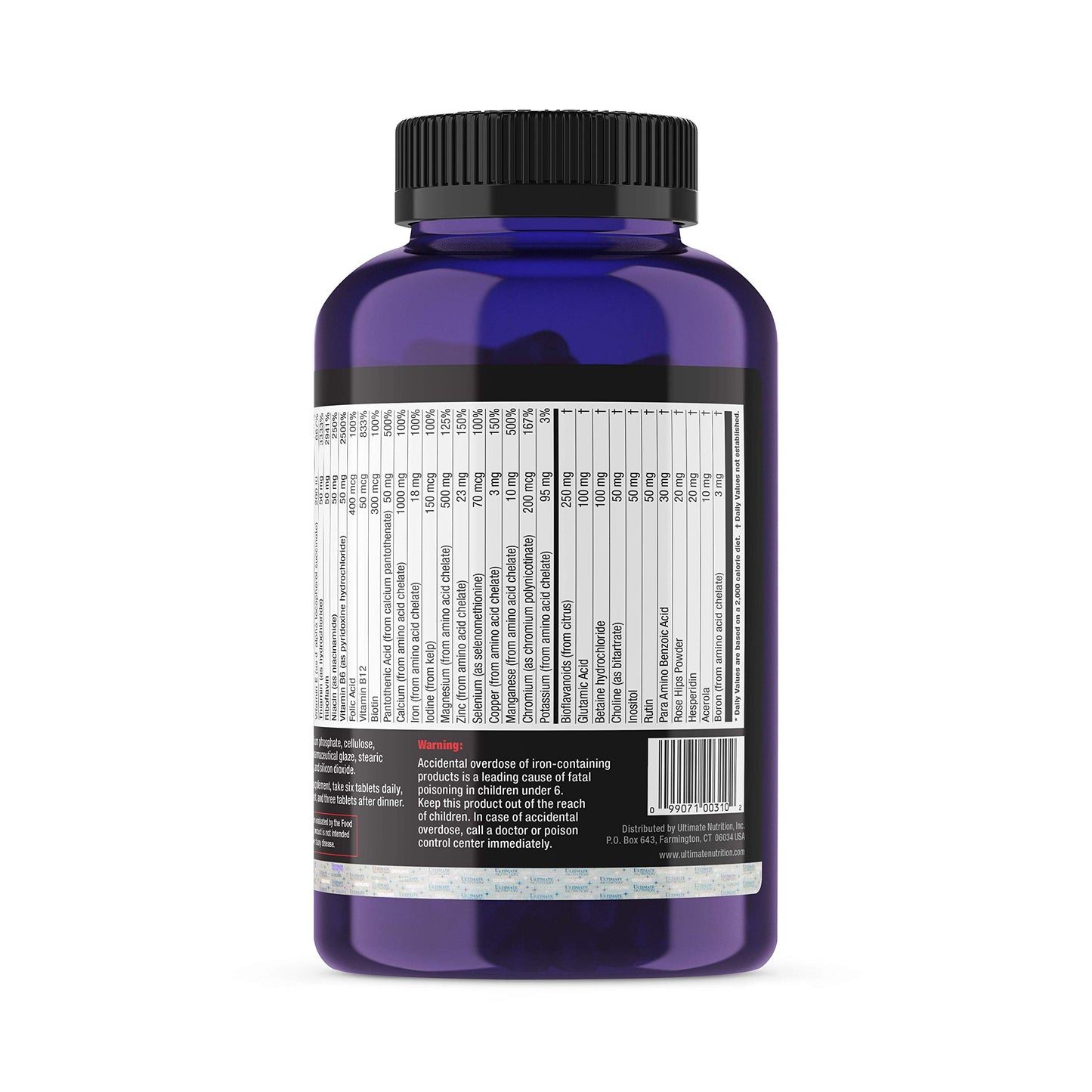 Ultimate Nutrition Daily Complete Time Release Multivitamin, Antioxidant, Mineral and Amino Acid Supplement, 180 Tablets