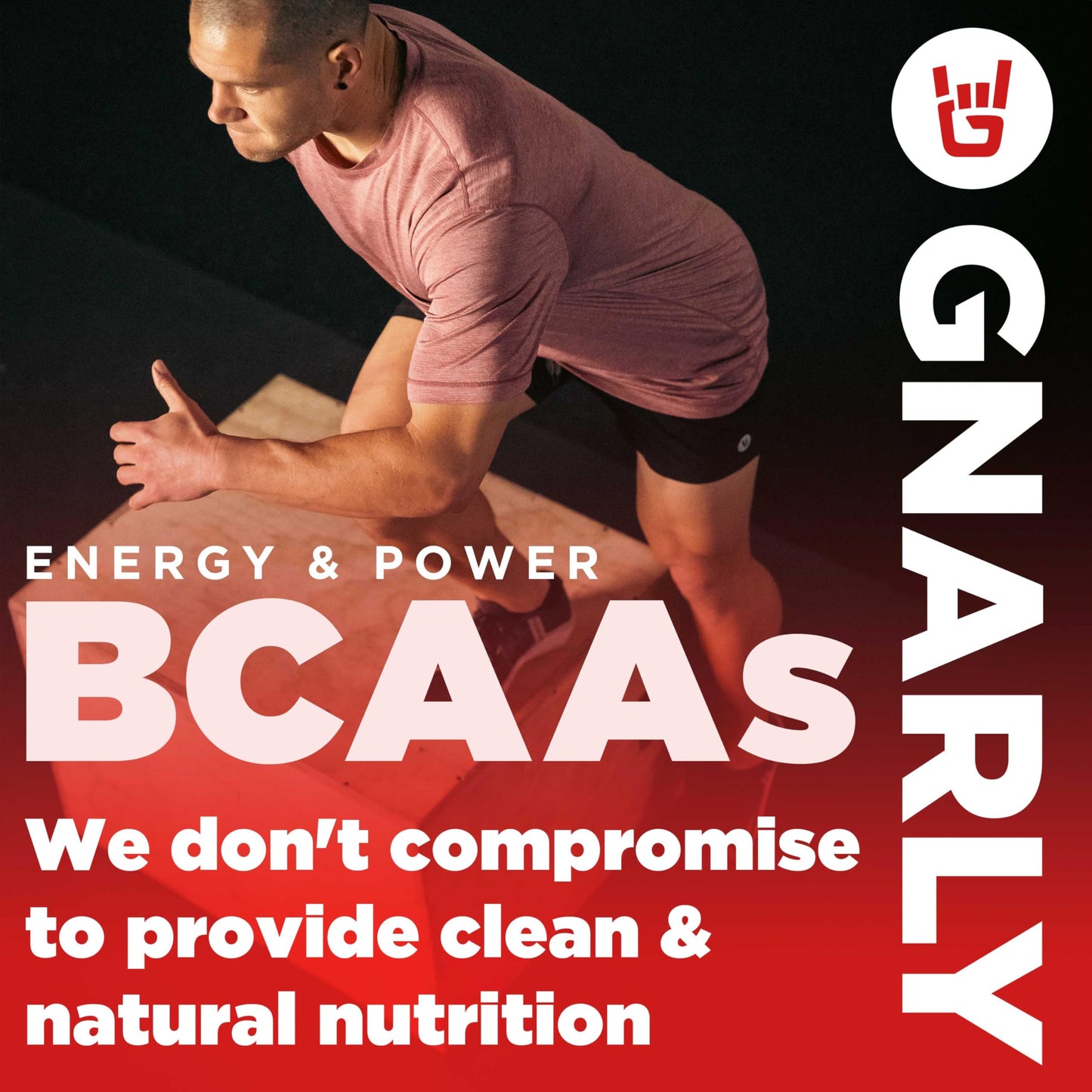 Gnarly Nutrition BCAA Powder, Berry Lemonade - Pre-Workout BCAAS Amino Acids - NSF Sport Certified - Supplement to Support and Rebuild Muscle - Berry Lemonade with Caffeine, 10.58 oz