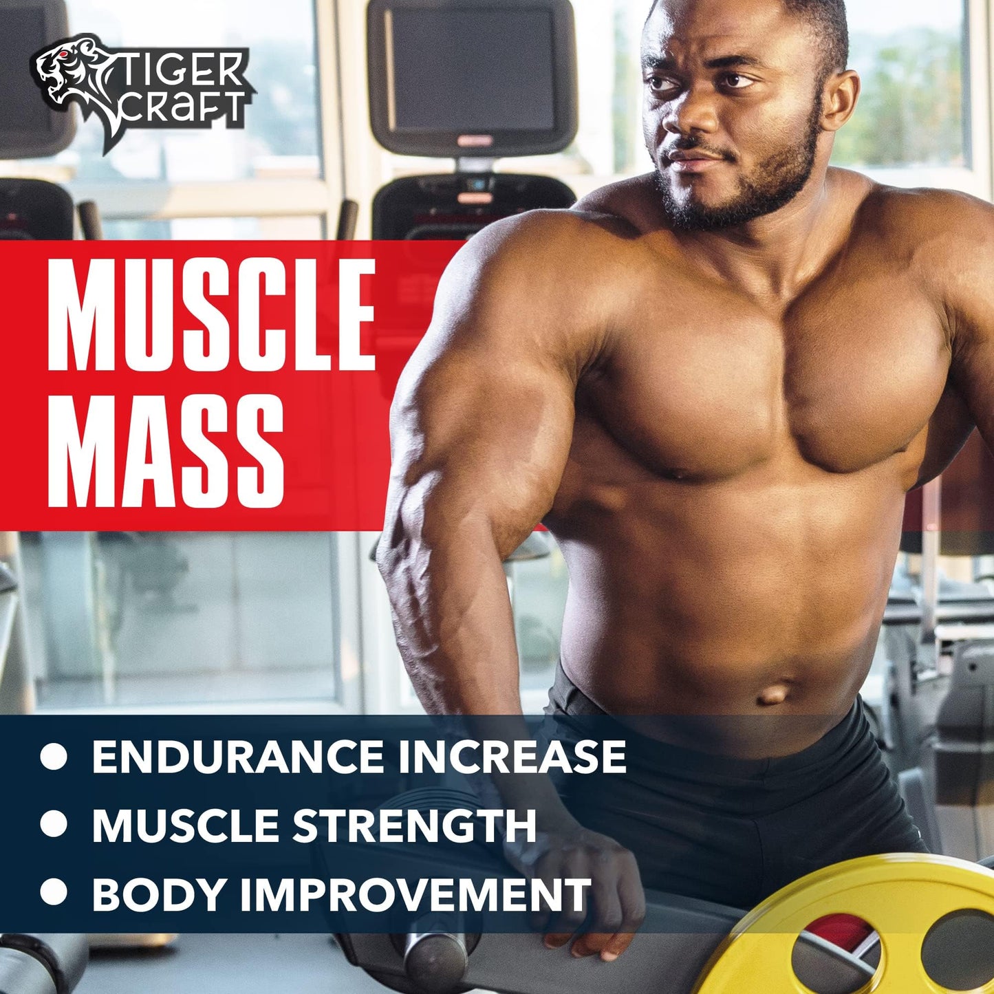 Testosterone Booster for Men - Testosterone Supplement for Men with Horny Goat Weed, Tongkat Ali (Longjack), Wild Yam, Boron & Saw Palmetto - Sugar-Free Mens Health Supplement Made in USA, 60 Caplets