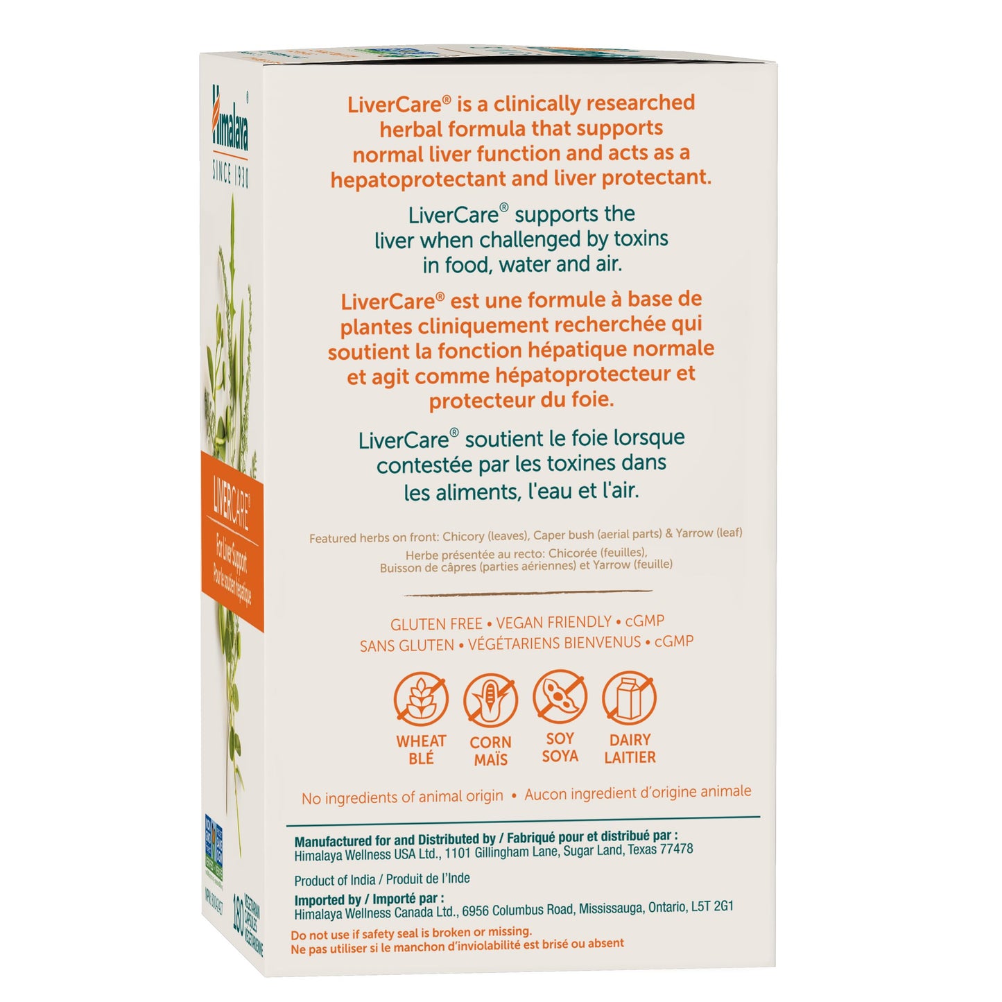 Himalaya LiverCare Herbal Supplement, Liver Cleanse, Liver Support, Eliminates Waste, Cleansing, Vegan, Non-GMO, Herbal Blend, 375 mg, 180 Capsules, 90 Day Supply