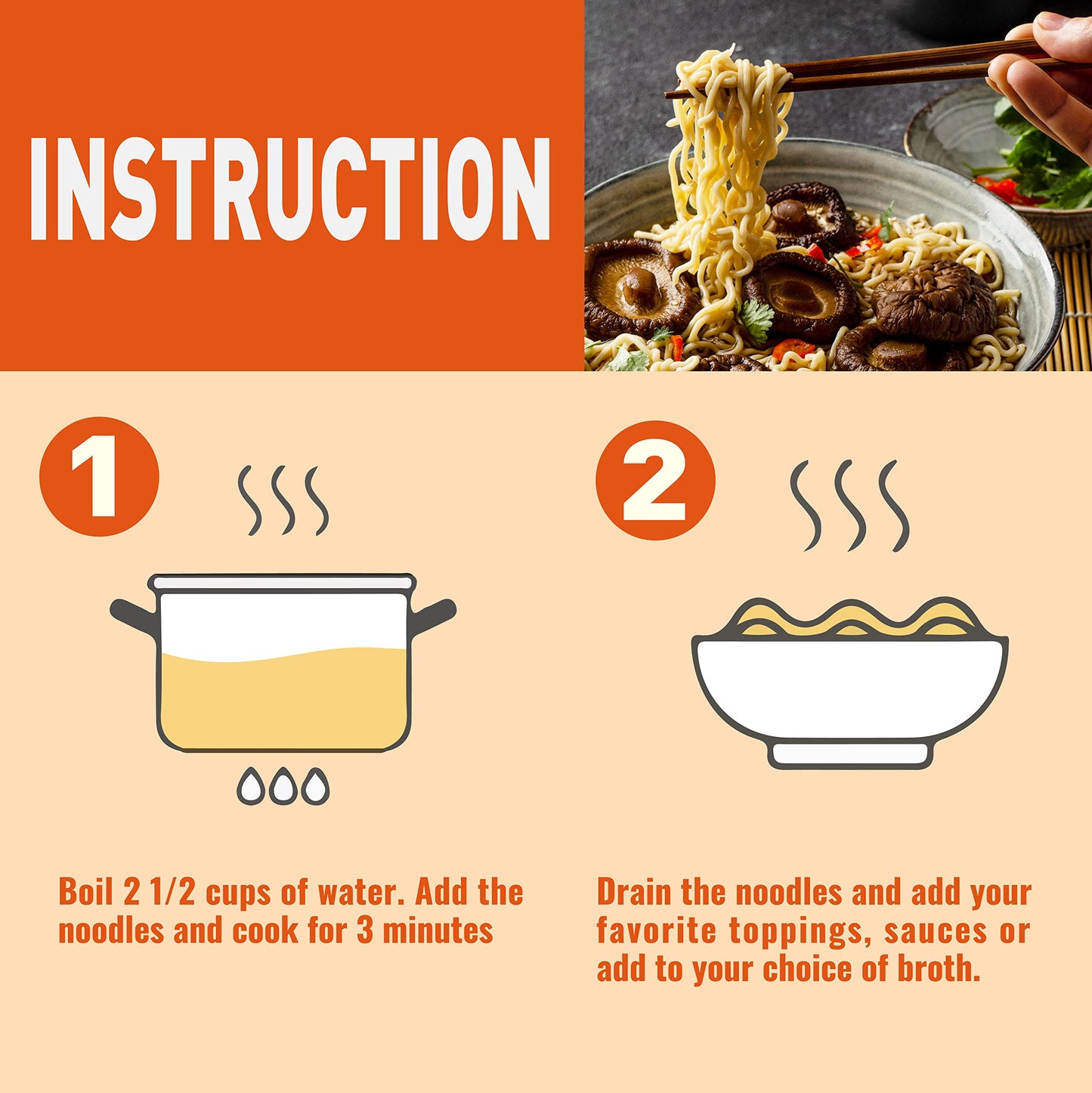 Keto Noodles High Protein Ramen made from almond low carb noodles 6 Packs Keto ramen noodles perfect Keto foods Low carb noodles high protein noodles easy instant meals