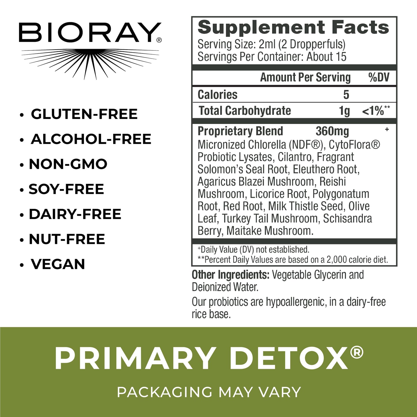 BIORAY Primary Detox 2oz