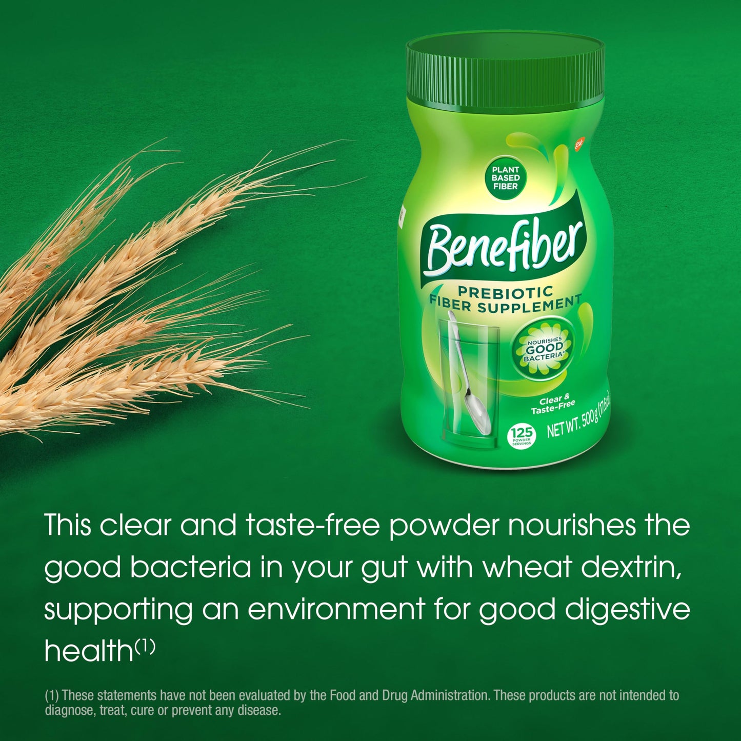 Benefiber Daily Prebiotic Fiber Supplement Powder for Digestive Health, Daily Fiber Powder, Unflavored - 62 Servings (8.7 Ounces)