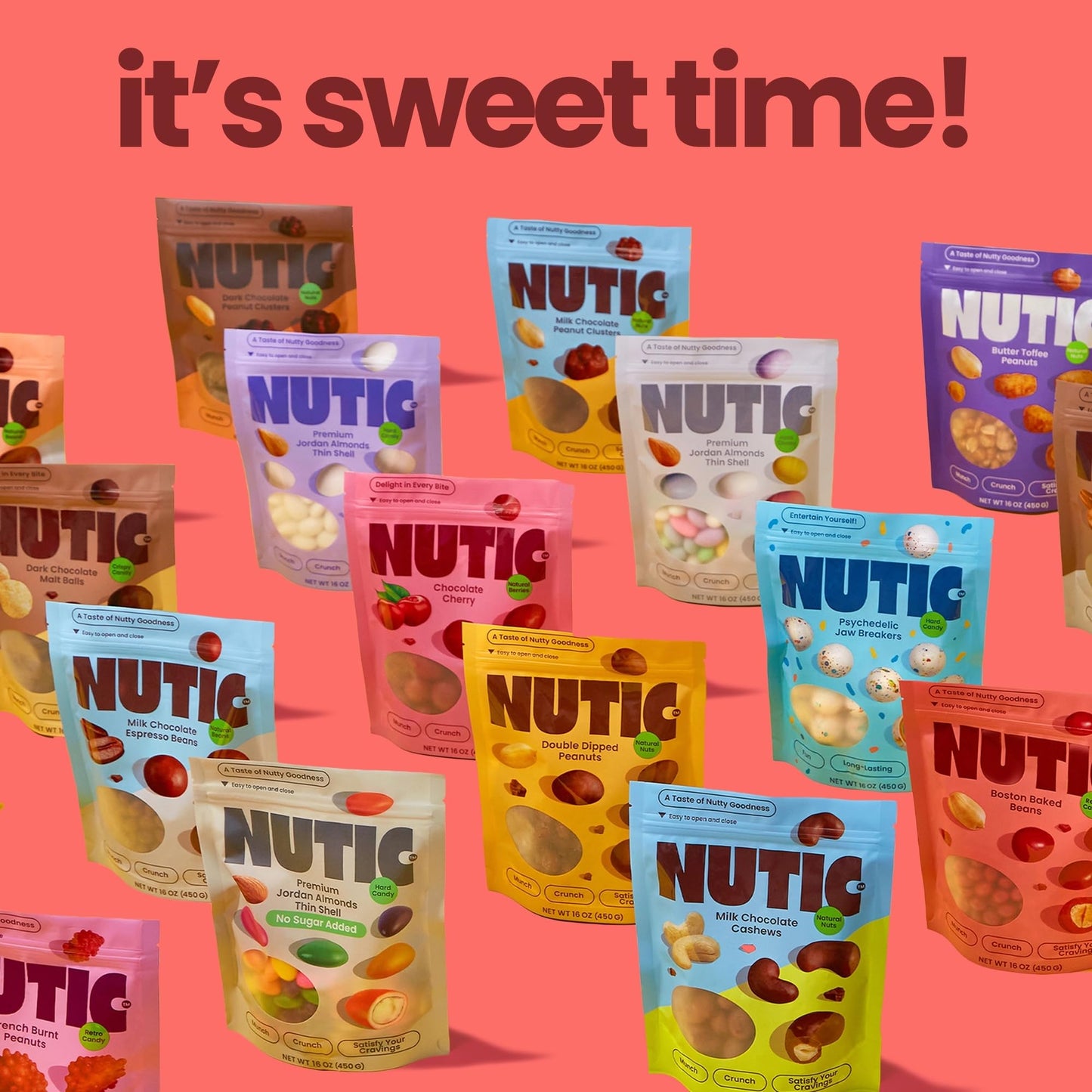 Nutics Boston Baked Beans Candy 1Lb Coated Peanuts in Bulk Vintage Candy Treats Ideal Movie Theatre Snacks Souvenir Gifts RetroCovered Peanuts with OldFashioned Candy Shell