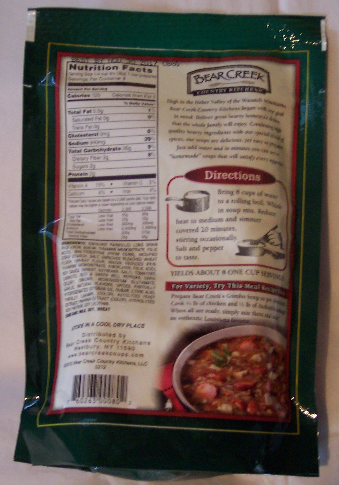 Bear Creek Mix Soup Gumbo