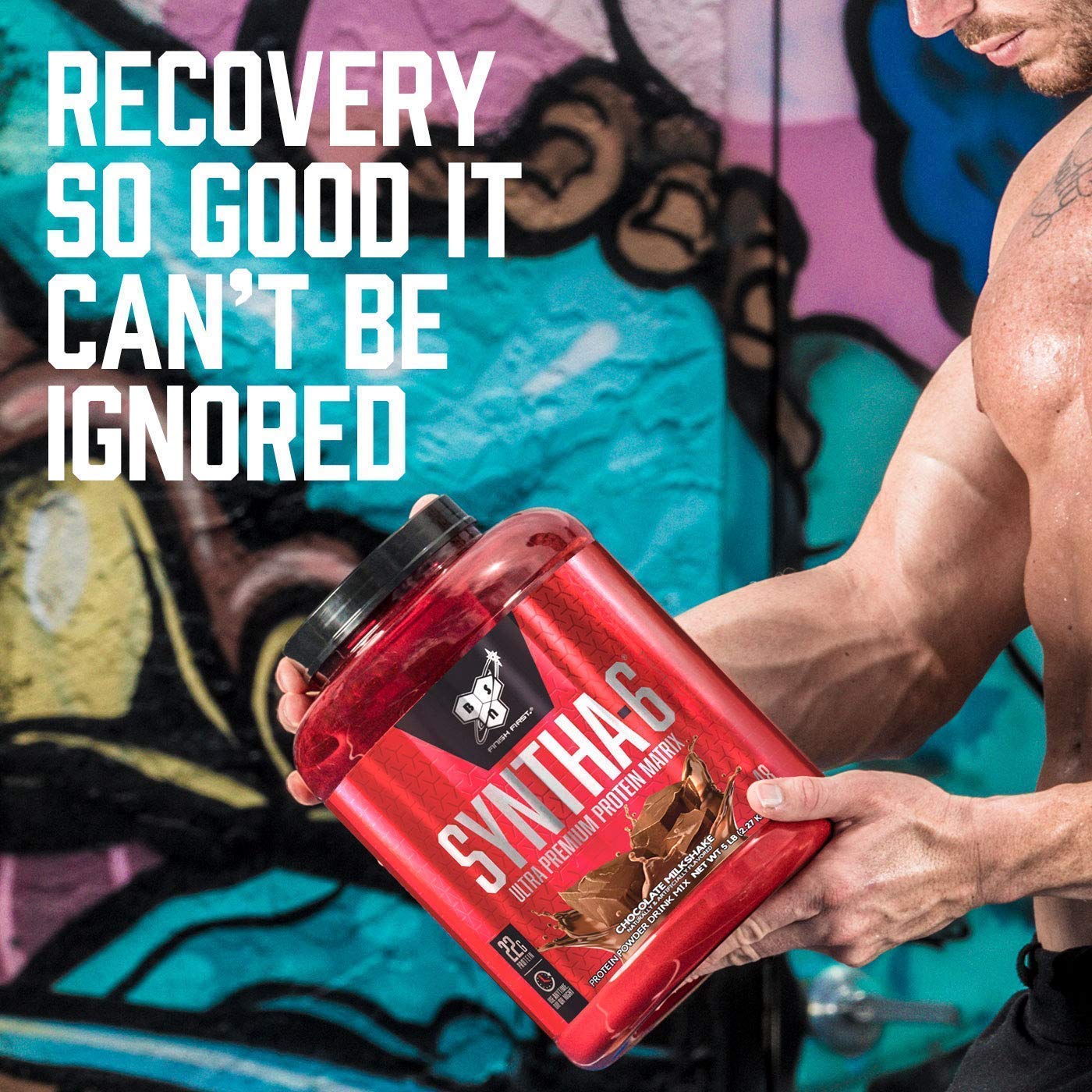 BSN SYNTHA-6 Protein Powder, Vanilla Ice Cream, 80 Ounce