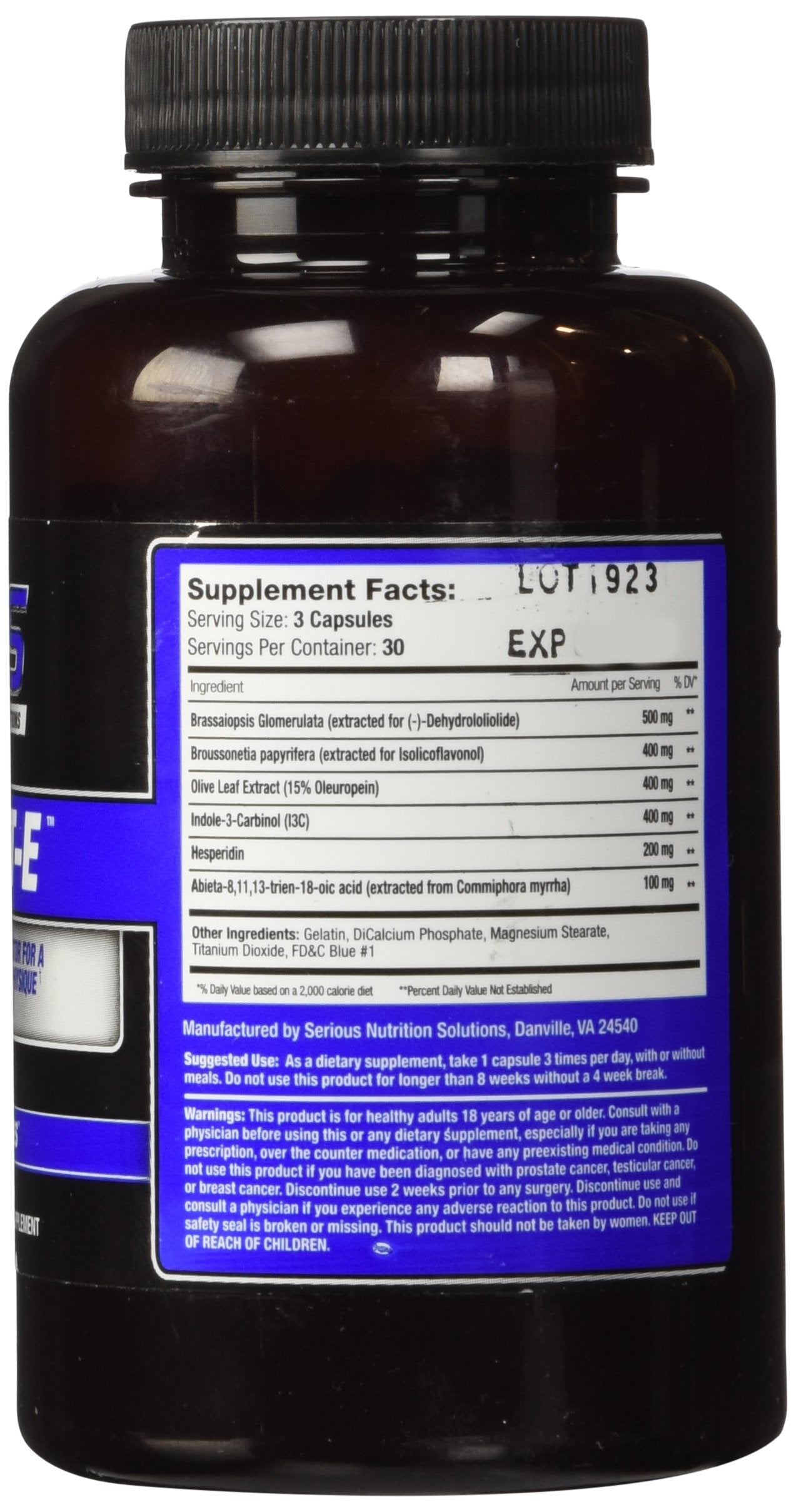 Serious Nutrition Solution Inhibit-E Capsules, 90 Count