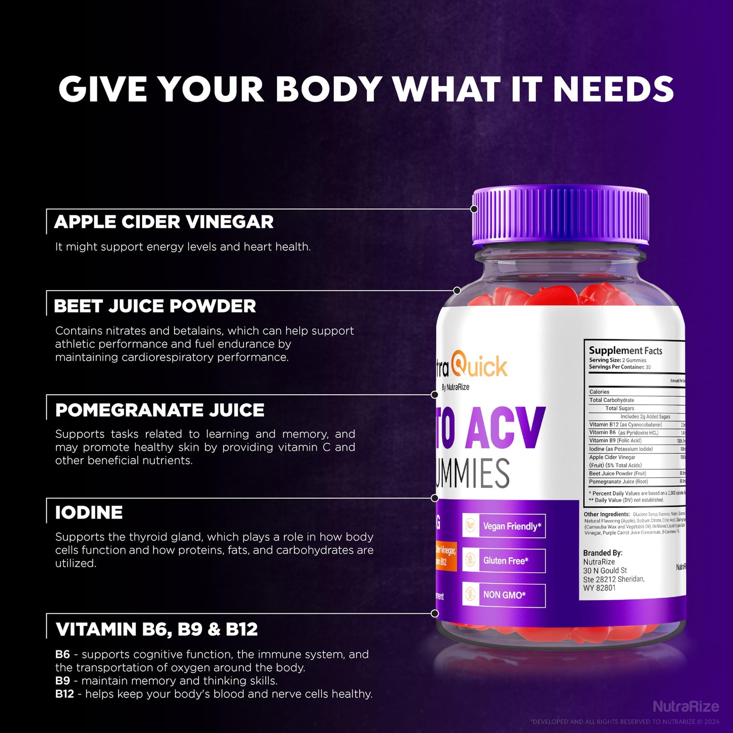 (2 Pack) Ultra Quick Keto ACV Gummies, UltraQuick Keto+ACV Weight Loss Support, Premium Keto Plus ACV Formula, Natural Apple Cider Vinegar, Official Gomitas Reviews (120 Gummies)