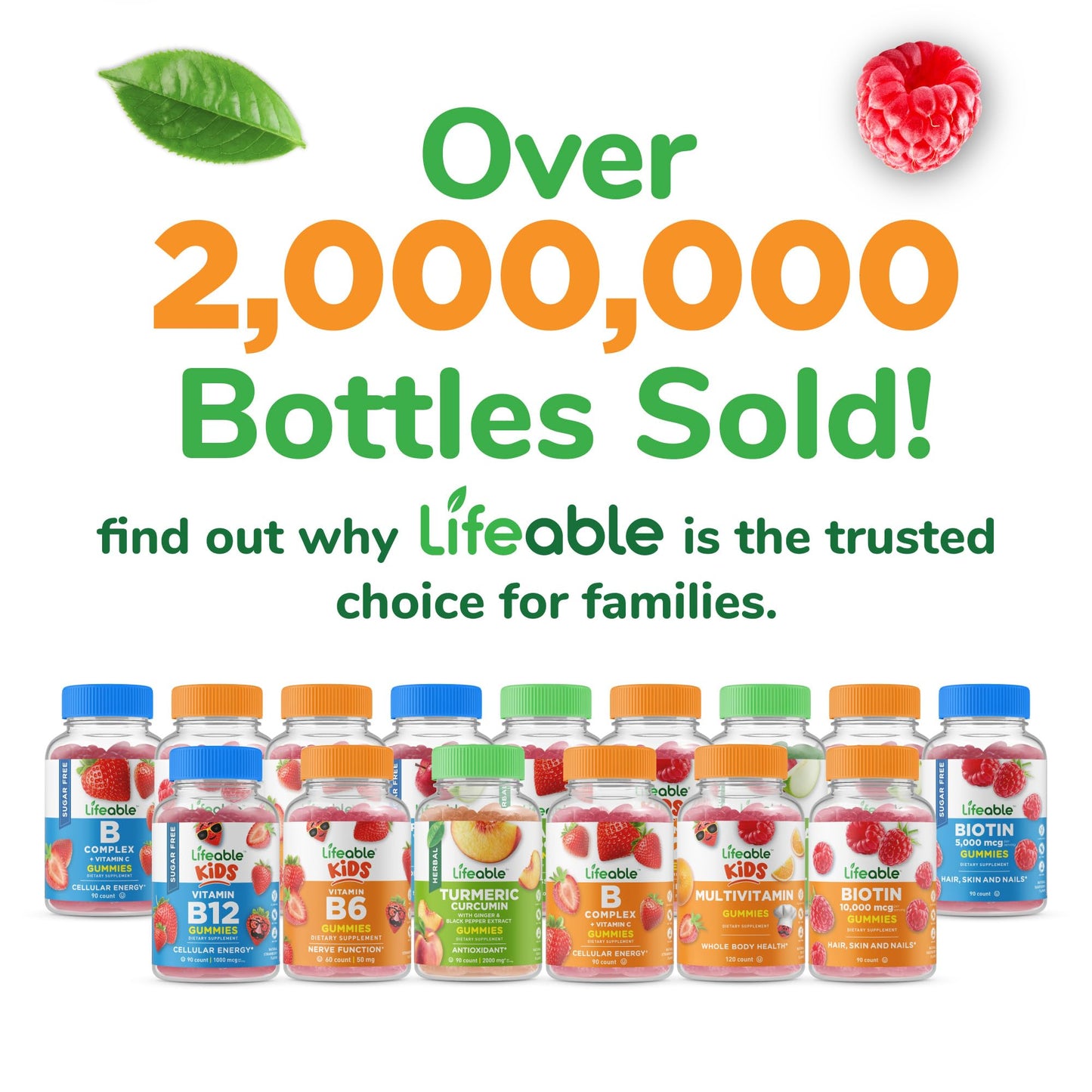 Lifeable Prebiotic Fiber Gummies for Adults | 5g | Great Tasting Fiber Supplement Gummies | Prebiotic Gummies for Digestive Health | High Fiber Gummies for Women, Men | 90 Gummies