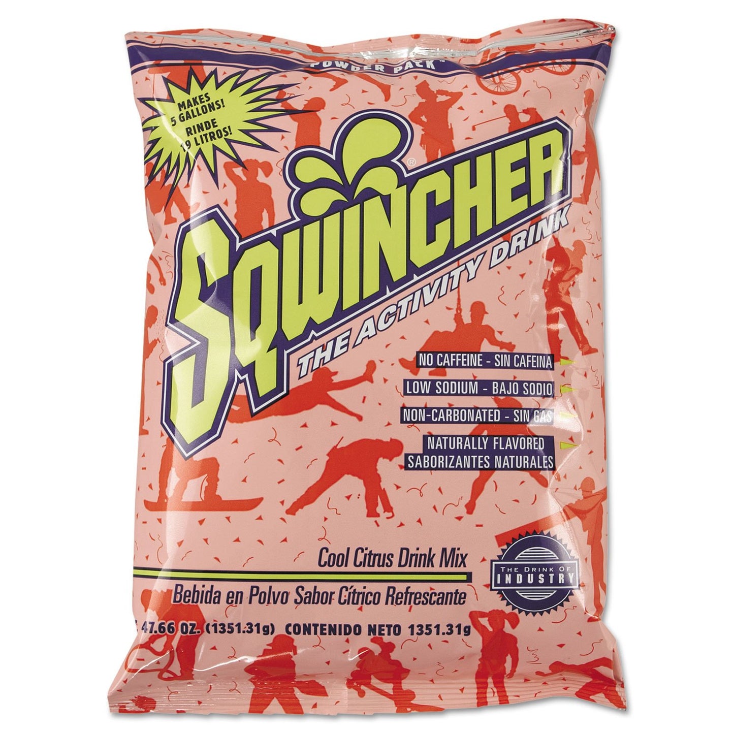 Sqwincher Powder Pack, Lemon Lime, 23.83 oz Packet (Pack of 32)