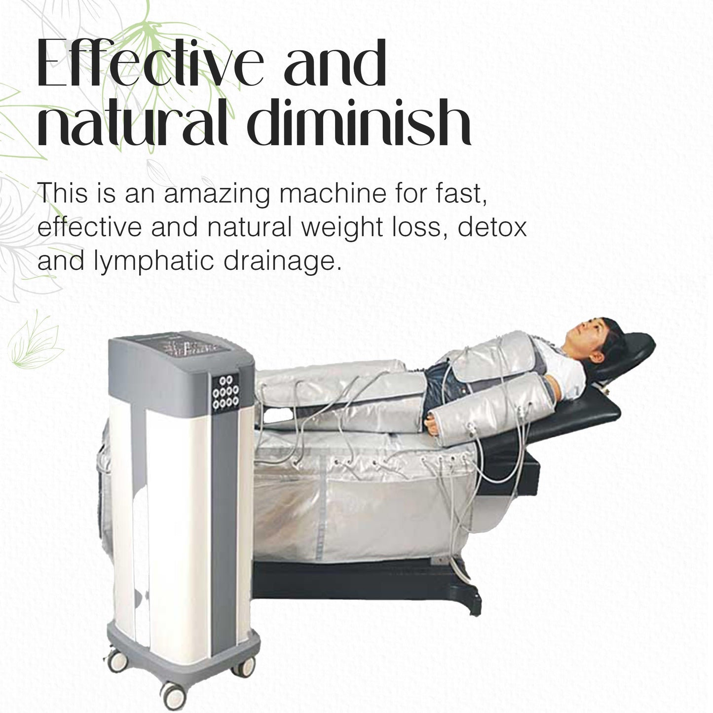 Discount Spa Equipment - Air Detox with Infrared & Heat Therapy, Detox Cleanse and Body Sculpting Machine, Detox Machine for Overall Wellness