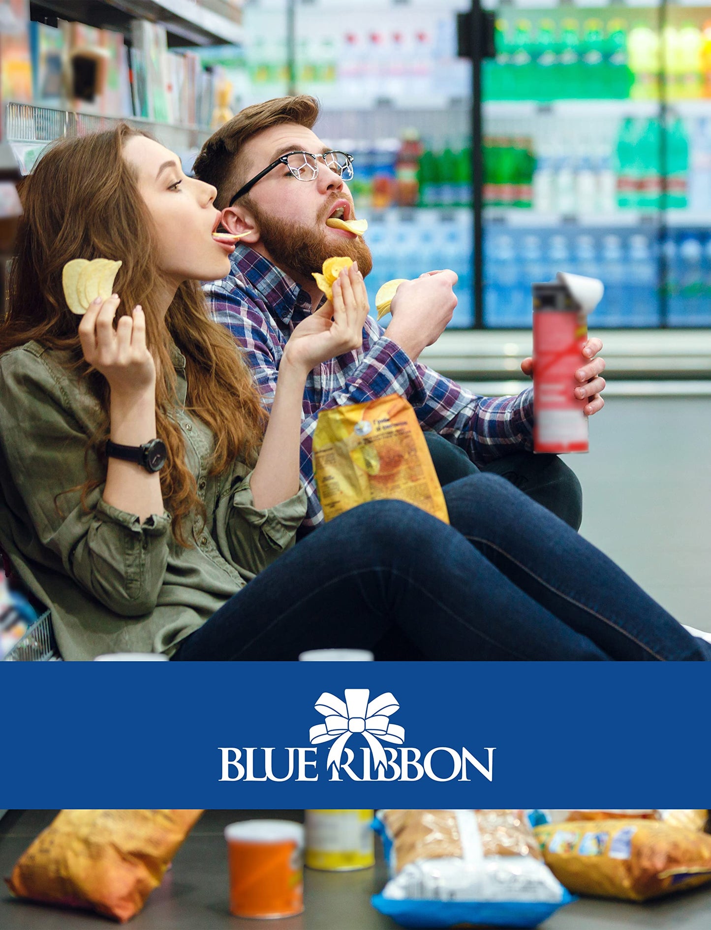 BLUE RIBBON Crystallized Lemon Mix for Drinks 32 ct Pack of 2