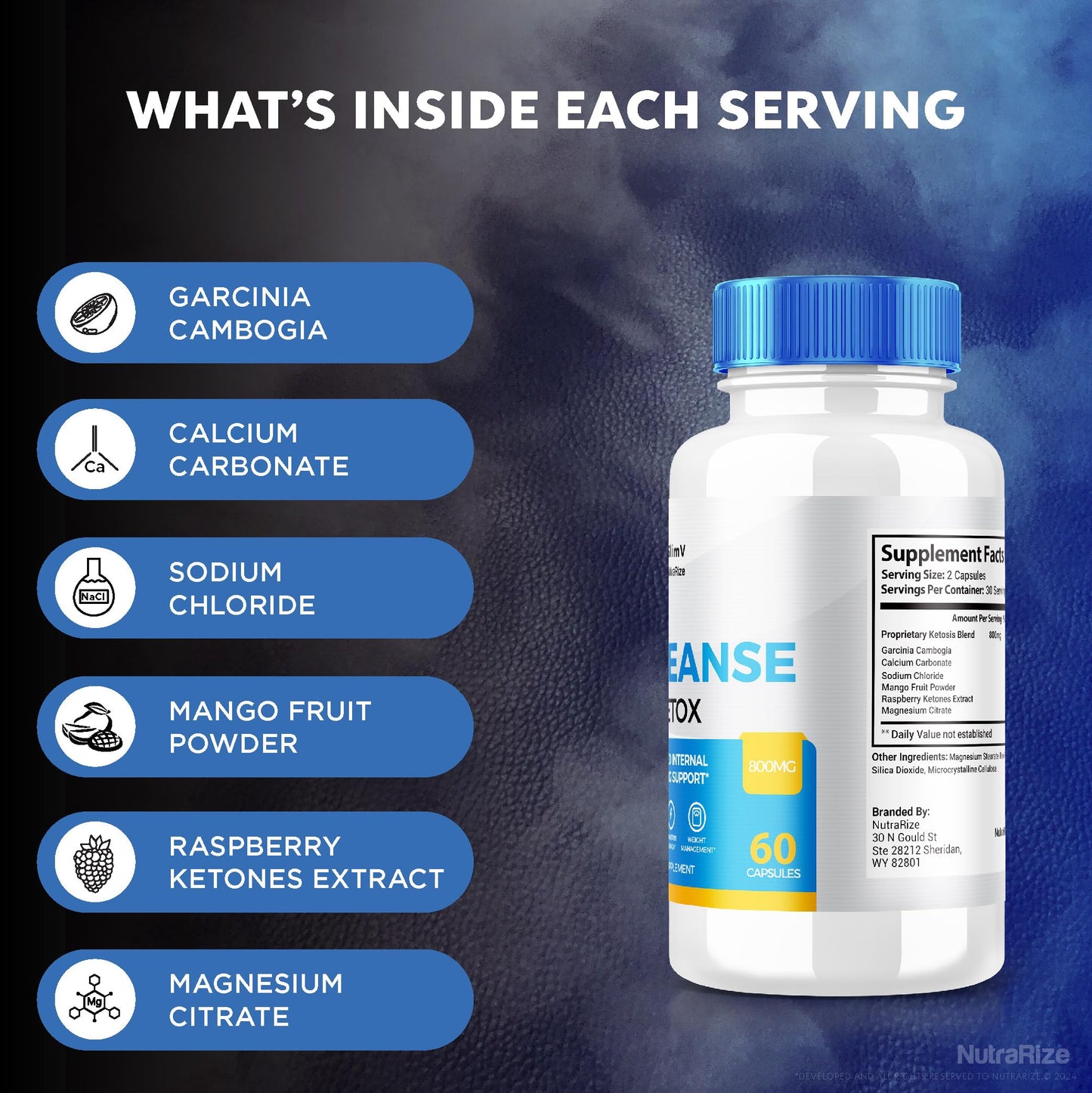 (2 Pack) USlimV Capsules, USlimV Weight Loss Pills - for Advanced Internal Cleansing Support, USlimV All Natural Supplement, Keto + Vitamins Formula, USlim V Keto ACV Pastillas Reviews (120 Capsules)