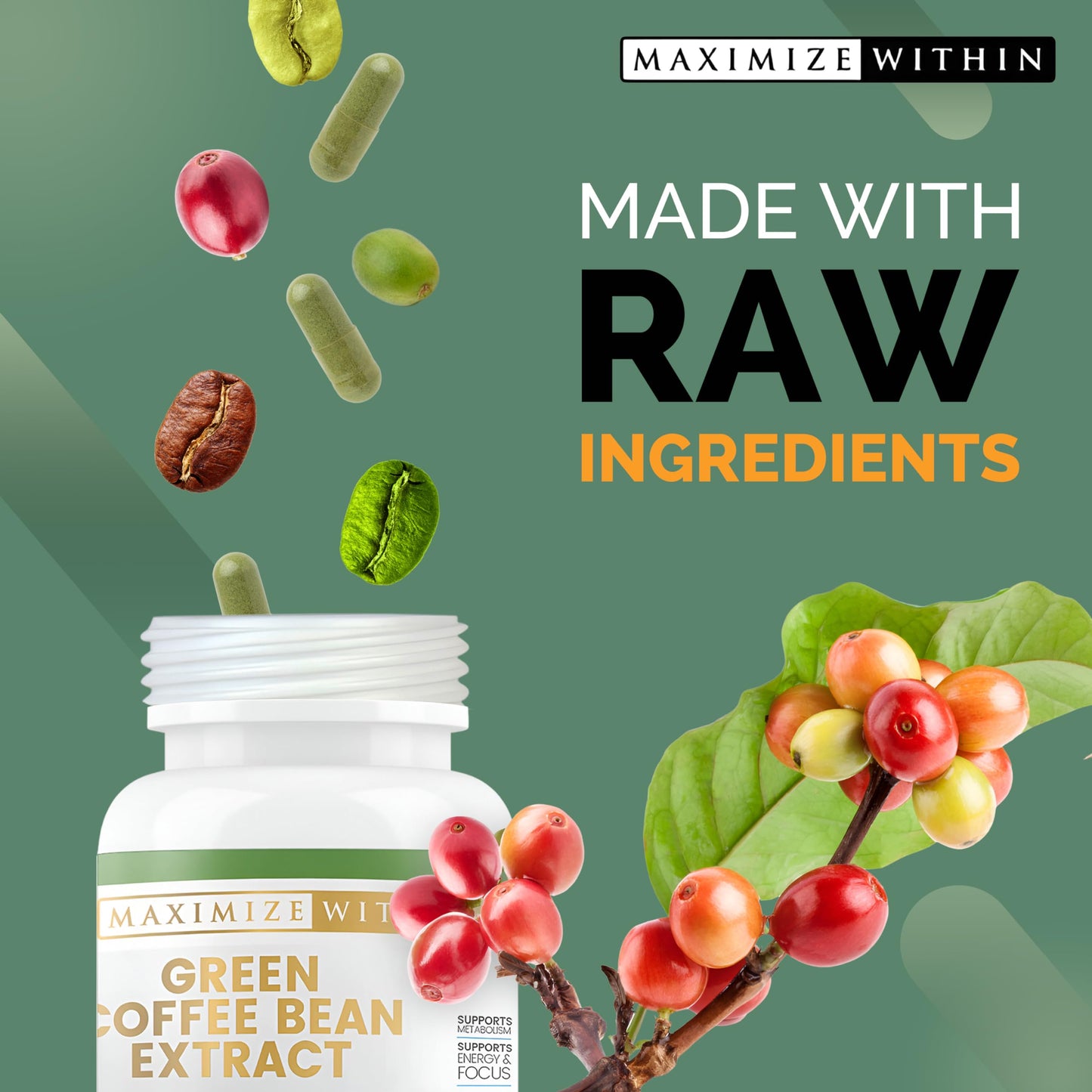 Maximize Within Green Coffee Bean Extract, 60 ct