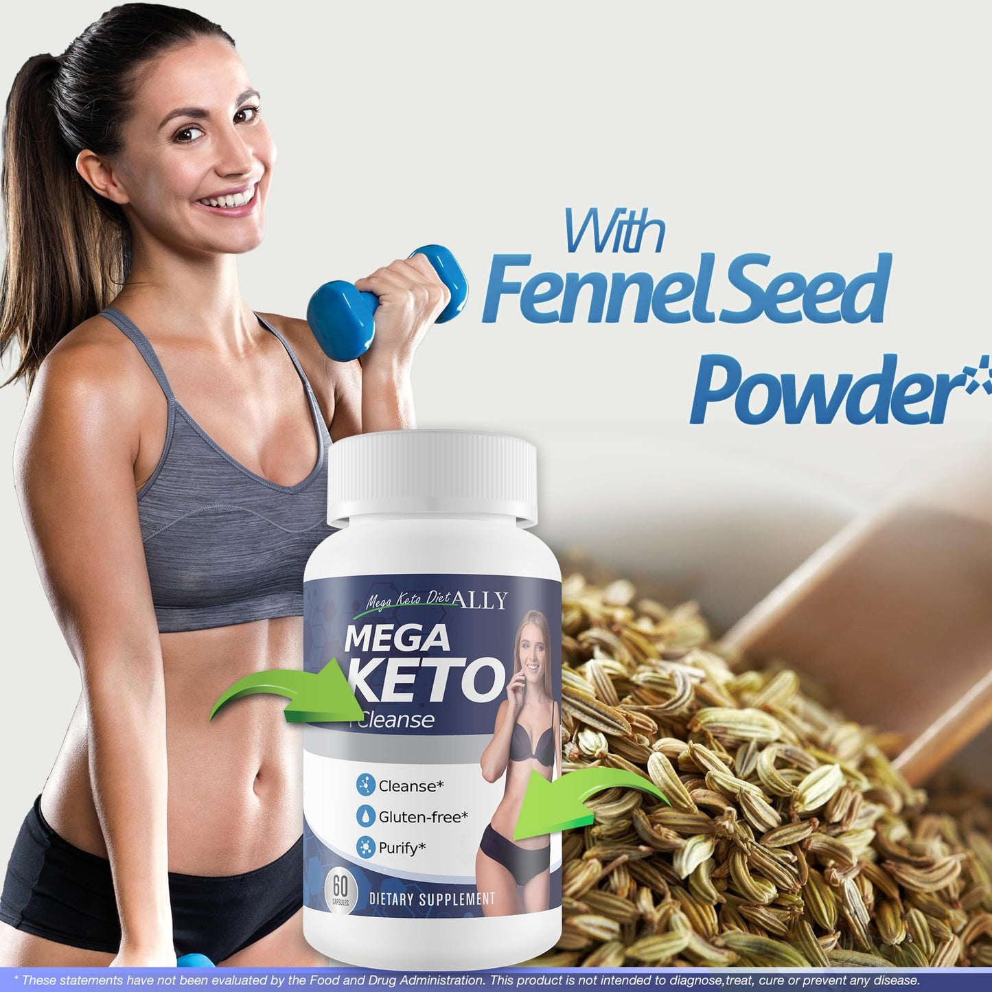 Mega Keto Diet + Cleanse - Help Reduce Gut Bloat - Blast Out Carbs to Support Ketosis Cleanse - Digestive Cleansing Ketogenic Support - Body Cleanse & Liver Cleanse - Help Support Overall Health