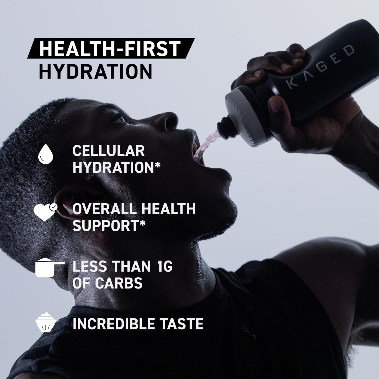 Kaged Electrolyte Hydration Powder | Hydracharge Watermelon | Sports Drink for Men and Women | Pre, Post, Intra Workout Supplement | 30 Servings