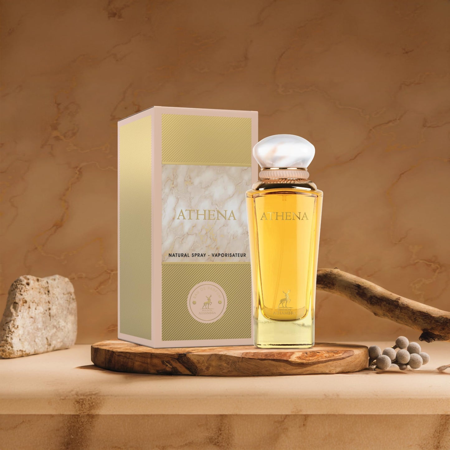 Lattafa Maison Alhambra Athena for Women Eau De Parfum Spray, 3.4 Ounce
