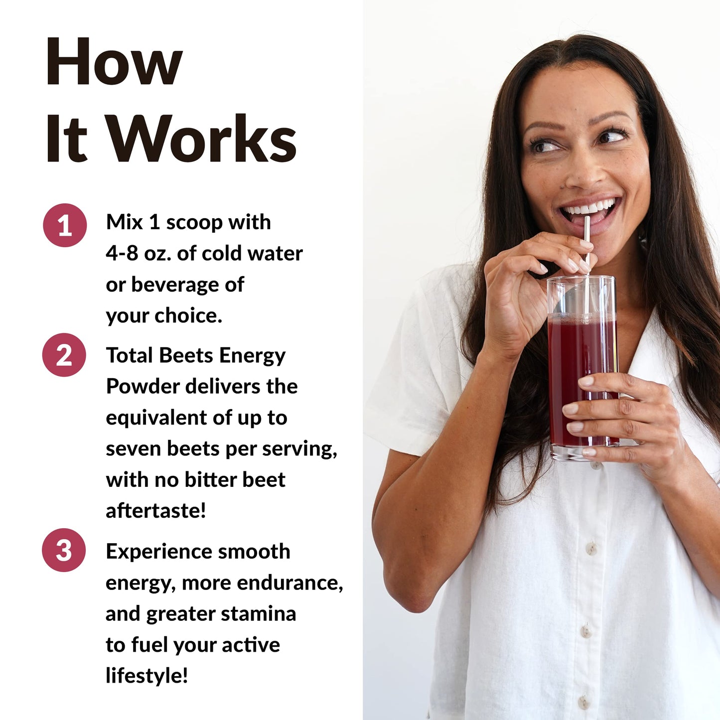 FORCE FACTOR Total Beets Beet Root Powder with Energy, NO3-T® Nitrates to Support Circulation, Blood Pressure, Blood Flow, and Stamina - Plus Green Tea Extract. A Superfood Supplement, 30 Servings