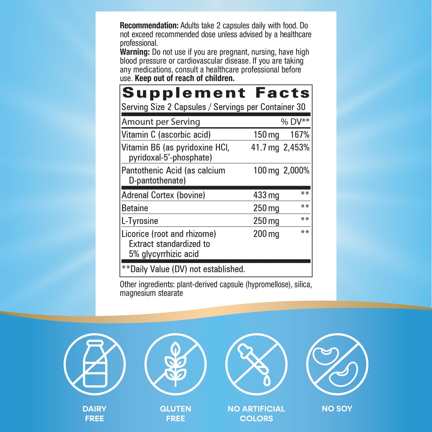 Nature's Way Fatigued to Fantastic! Adrenal Stress End, Stress-related Fatigue Support*, 60 Count