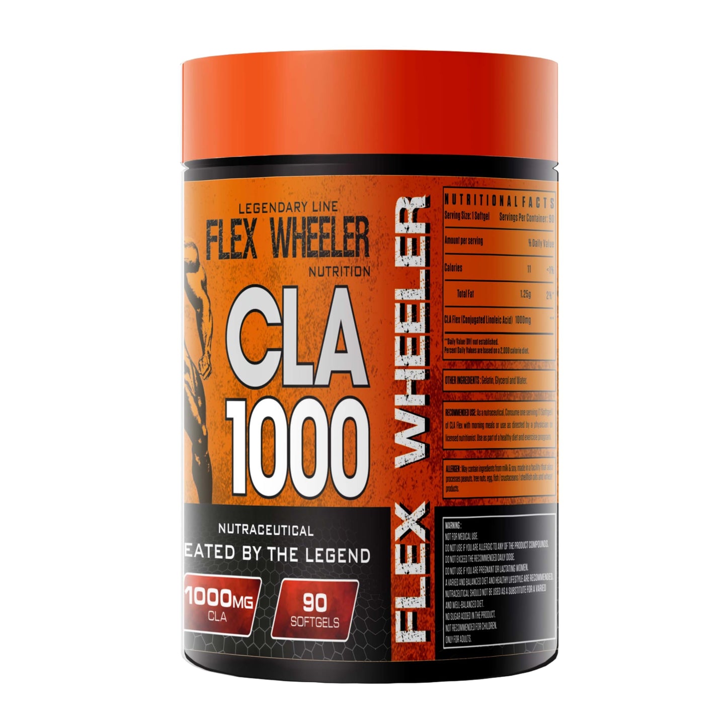 FLEX WHEELER NUTRITION CLA 1000mg | 90 Softgels | 90 Serving