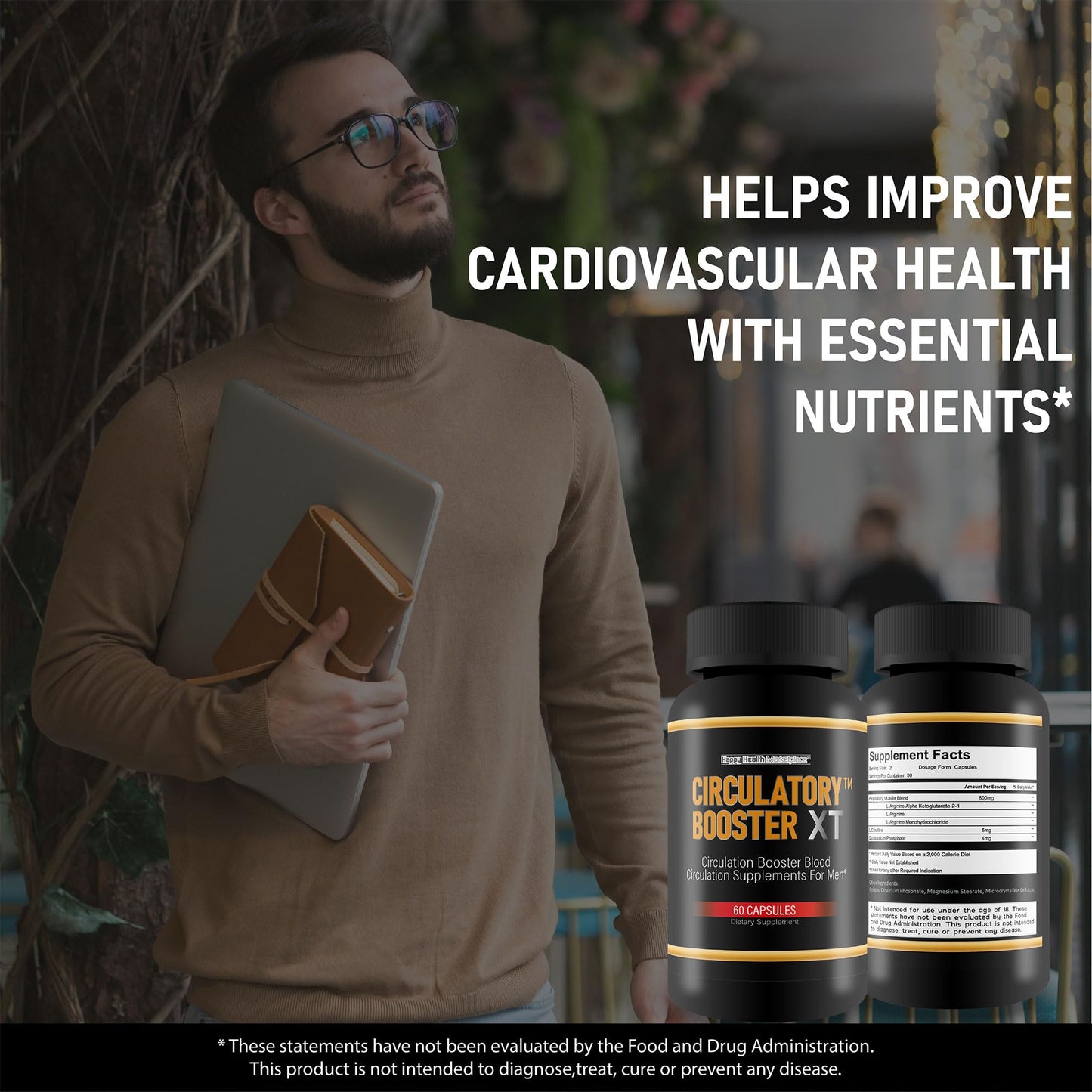 Circulatory Booster XT - Our Best Circulation Booster Blood Circulation Supplements For Men - Advanced Blood Flow Support For Whole Body Circulation Support - Better Blood Flow Blood Circulation Pills