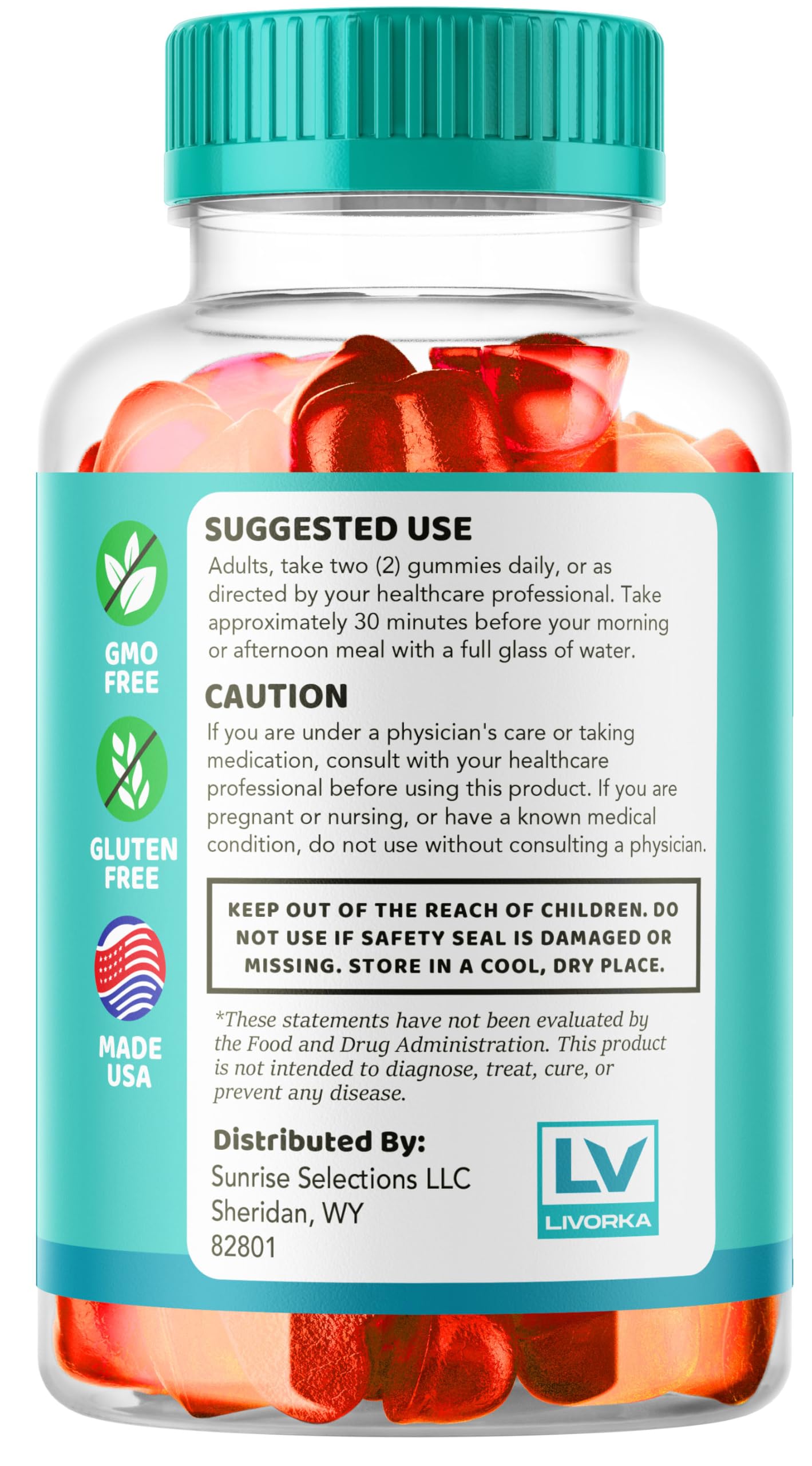 (2 Pack) Keto Pure ACV Gummies, Keto Pure Gummies, 120 Gummies for 2 Months