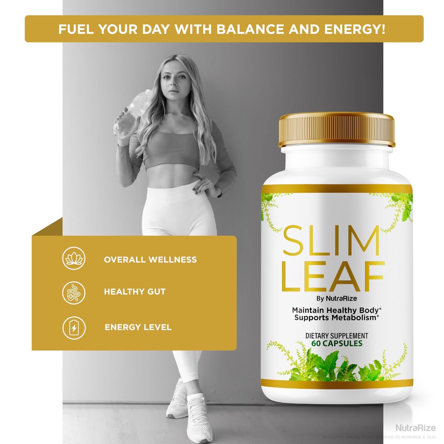 (2 Pack) Slim Leaf Pills, Ultra-Pure Keto Formula for Weight Loss, All Natural Keto Capsules for Daily Energy and Fitness Support, Slim Leaf Detox and Cleanse, Premium Keto SlimLeaf (120 Capsules)