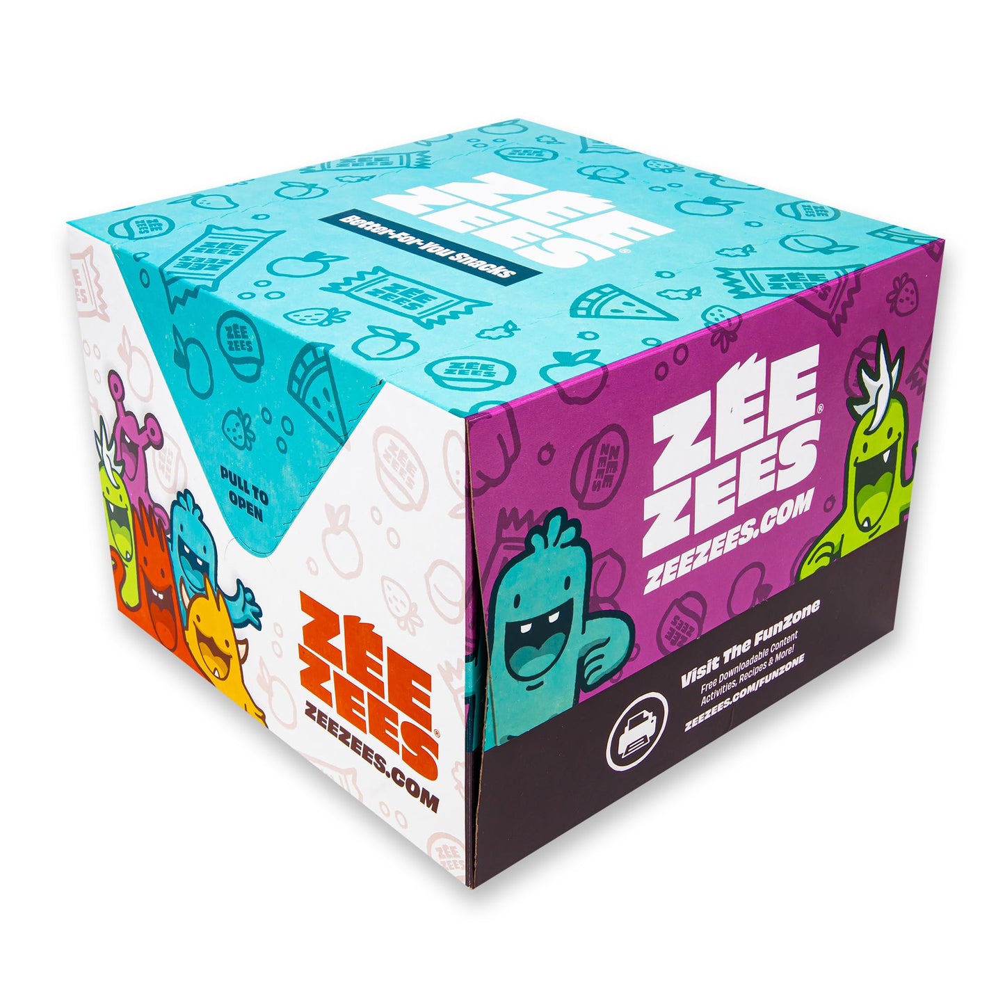 Zee Zees Variety Pack Grahamz Birthday Cake Strawberry Original 1 oz 24 pack Nut Free Whole Grain Vegan Safe for School OnTheGo Kosher Allergy Friendly