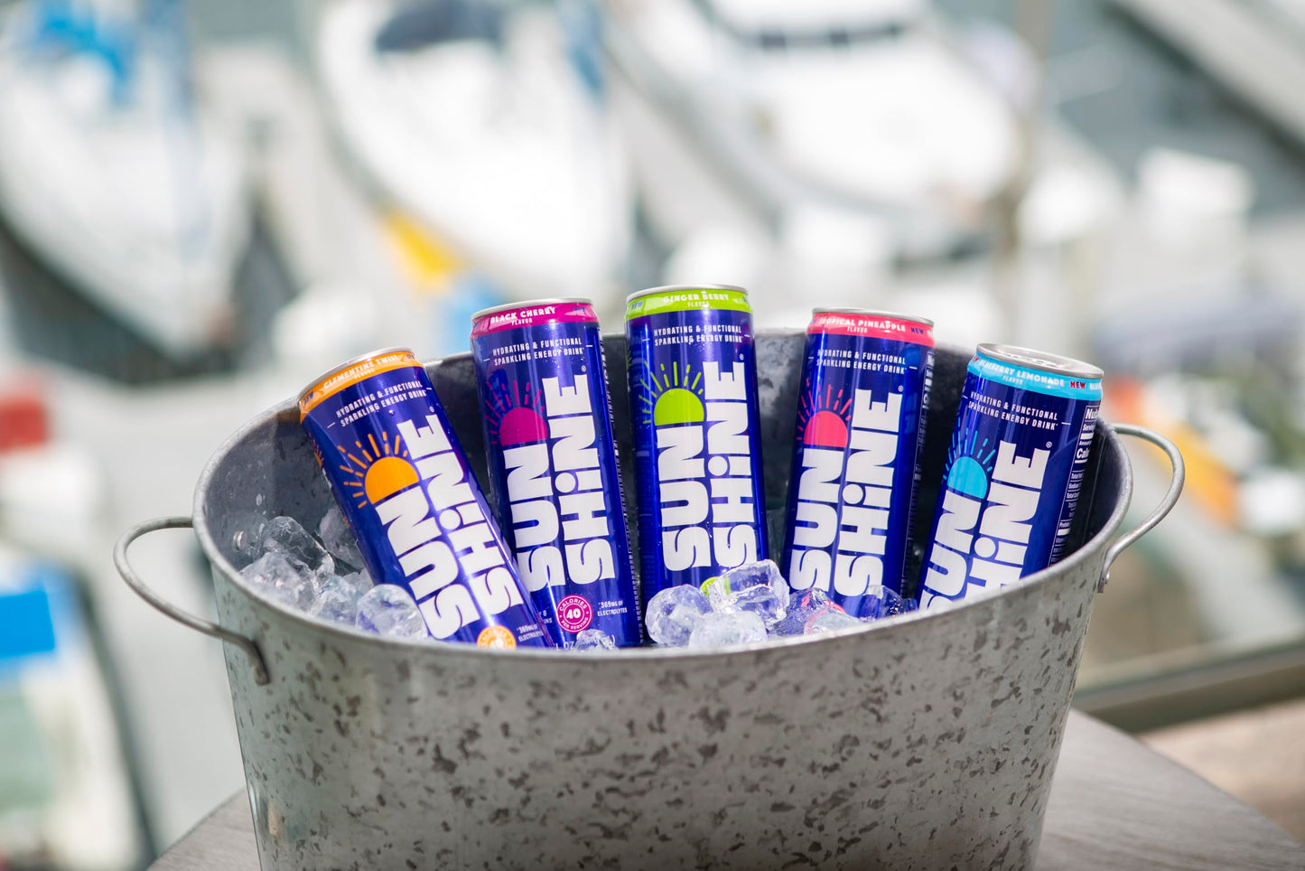 Sunshine Beverages Sparkling Energy Drink Blueberry Lemonade Caffeine Vitamin Water Coffee Alternative Healthy Energy Drinks Clean Energy Drink Bubbly Low Calorie Healthy Drinks 12 oz Pack of 12