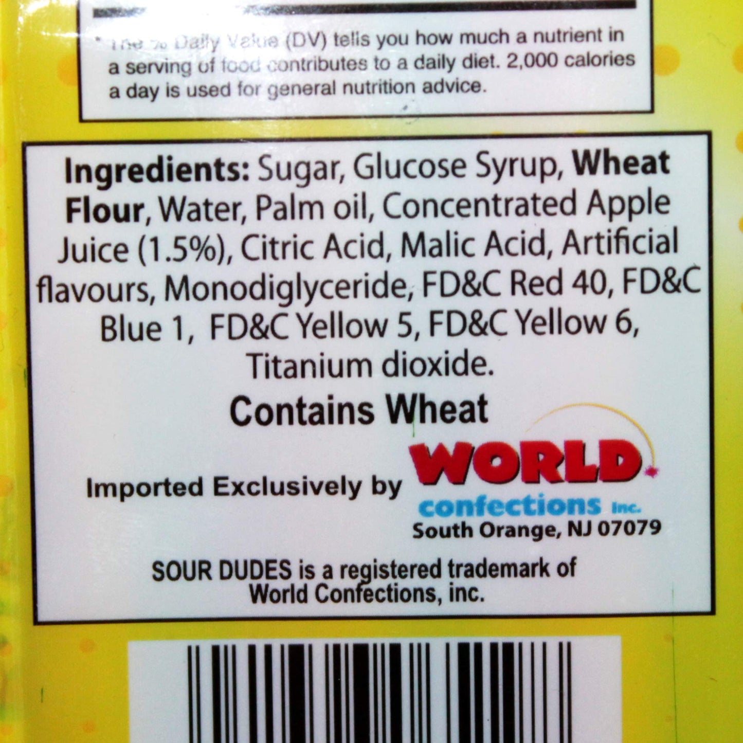 Sour Dudes 1 Bag Sour Belts Rainbow Berry Flavor Made With Real Fruit Juice Sour Sweet Candy 45 oz