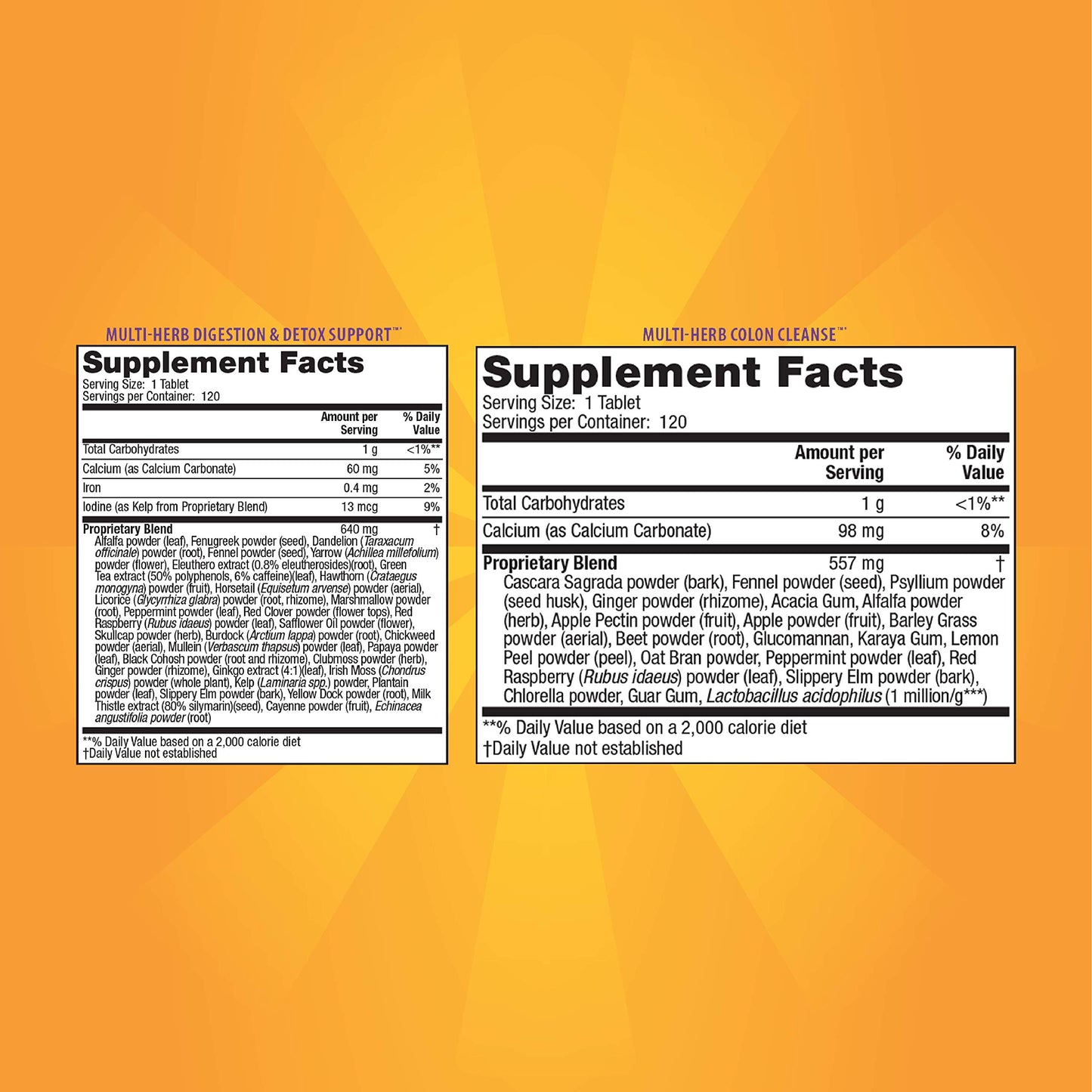 Nature's Secret Ultimate Cleanse 2-Part Total Body Detoxification & Elimination Supports Digestion, Wellness, Colon Health & Regularity - Multi-Herb Digestion & Multi-Fiber Cleanse - 240 Tablets